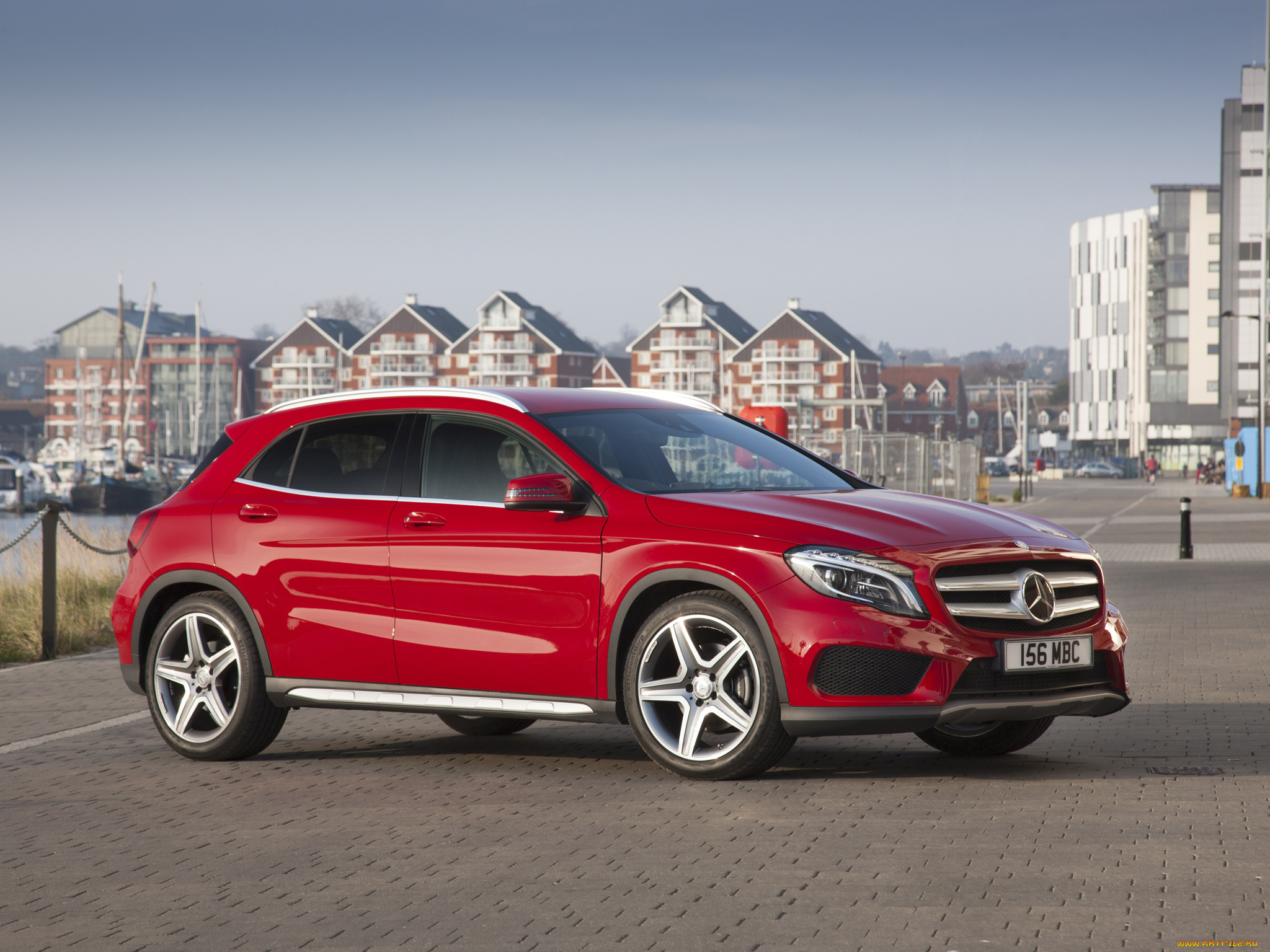 автомобили, mercedes-benz, gla, sport, amg, 4matic, 250, x156, uk-spec, package, красный, 2014