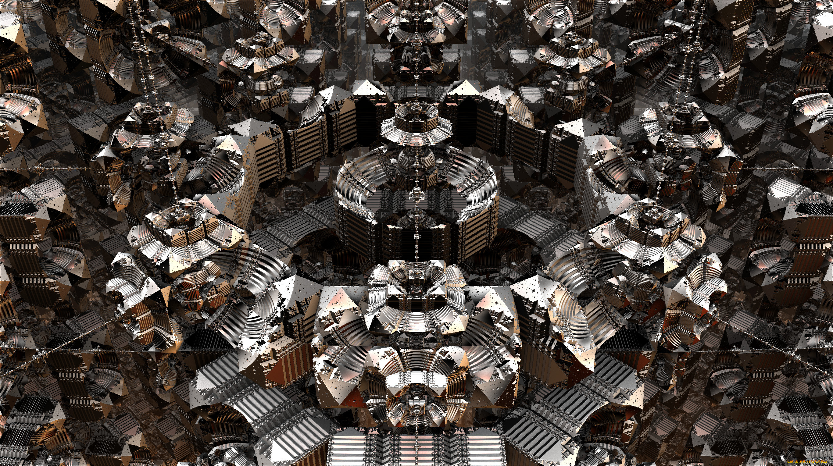 3д, графика, fractal, , фракталы, фон, узор, цвета