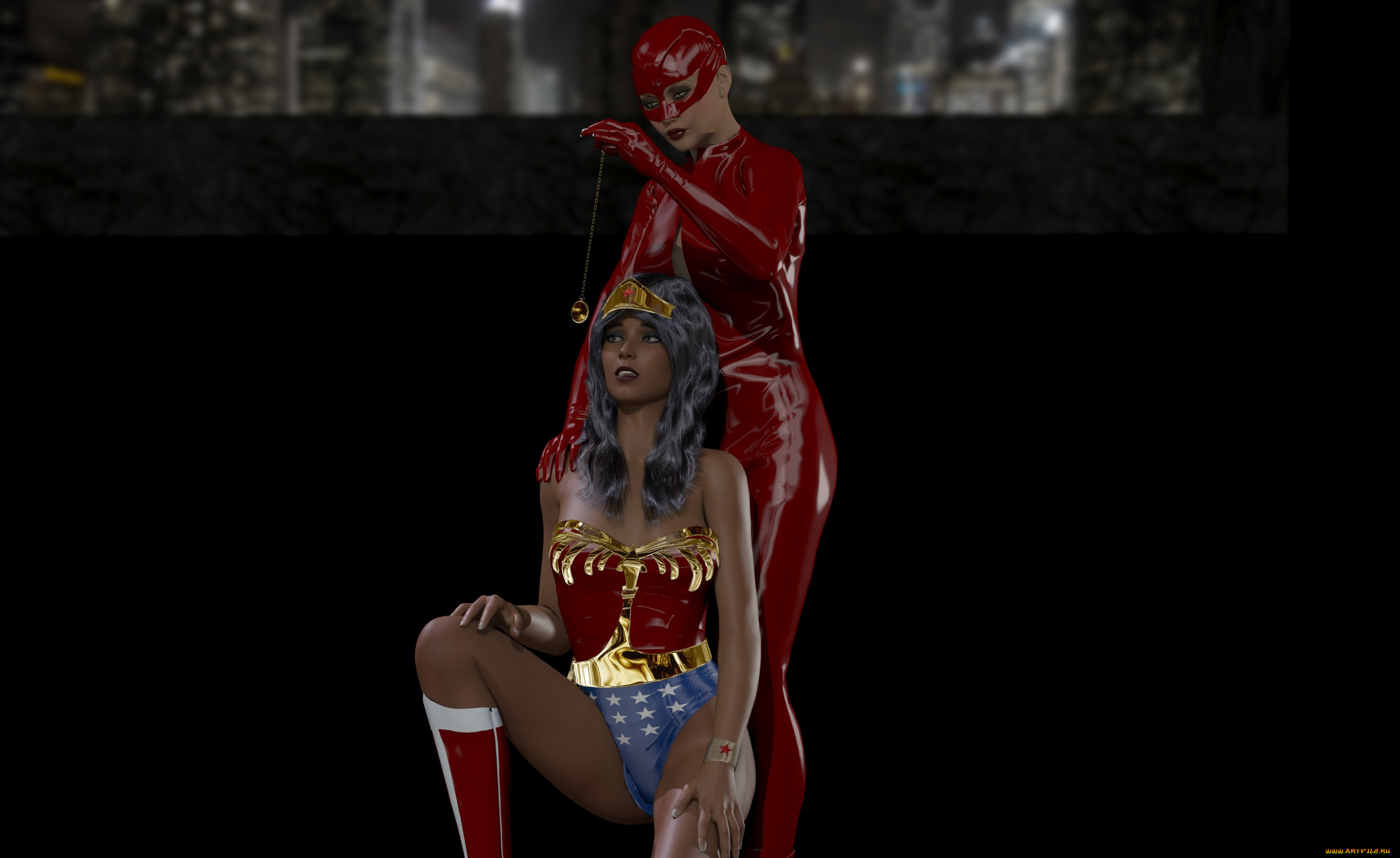 3д, графика, people, , люди, девушки, кулон