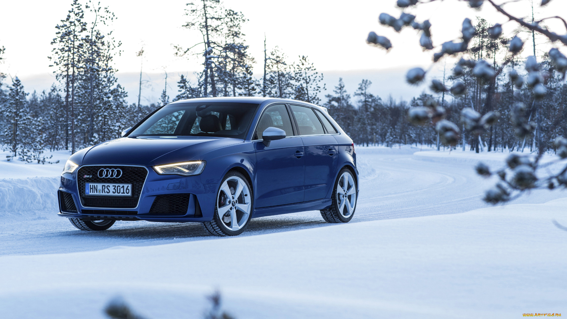 2015, audi, rs3, sportback, автомобили, audi, снег, зима, металлик, голубой
