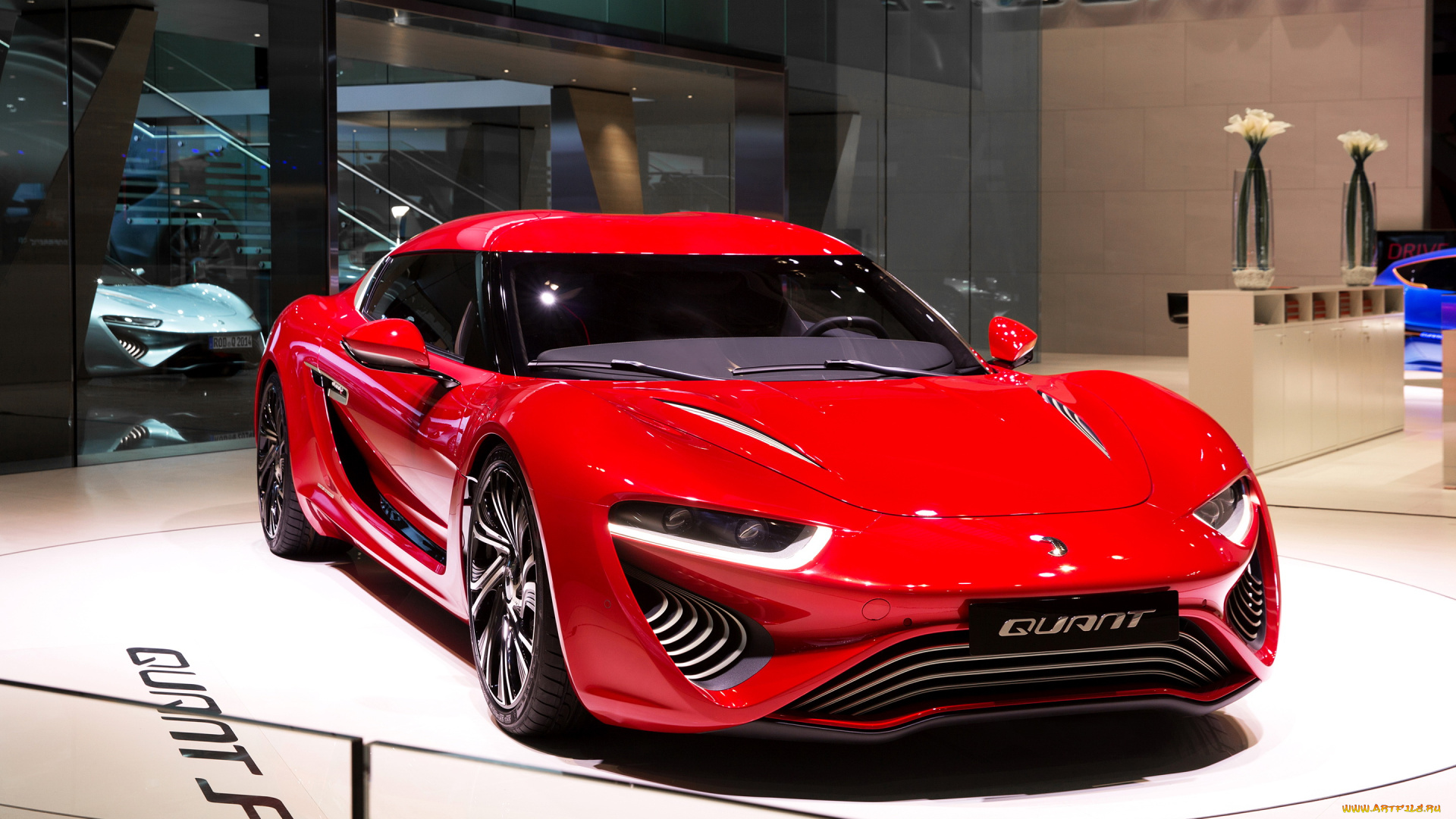 2015, nanoflowcell, quant, f, автомобили, nanoflowcell, quant, красный, металлик