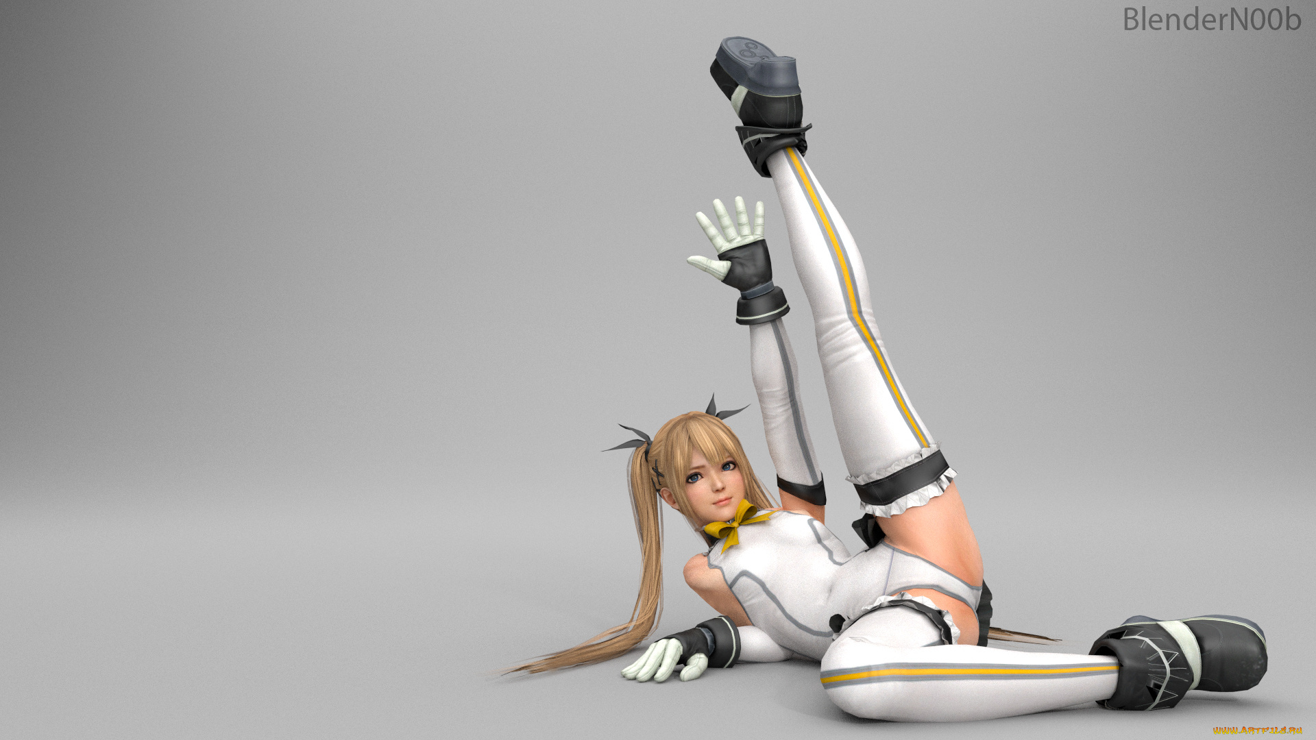 3д, графика, аниме, , anime, девушка, взгляд, фон