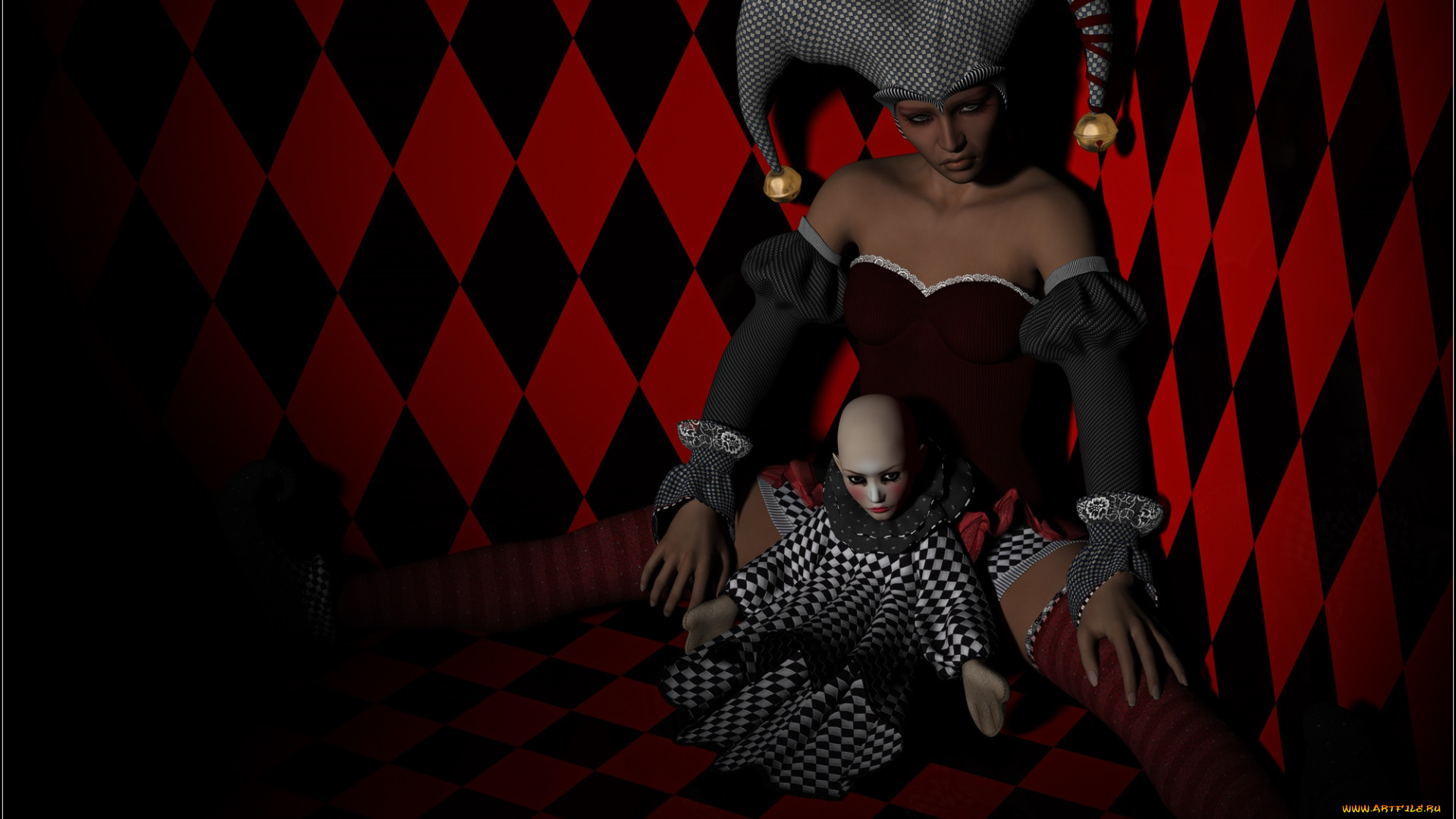 3д, графика, эльфы, , elves, эльфийка, взгляд, фон