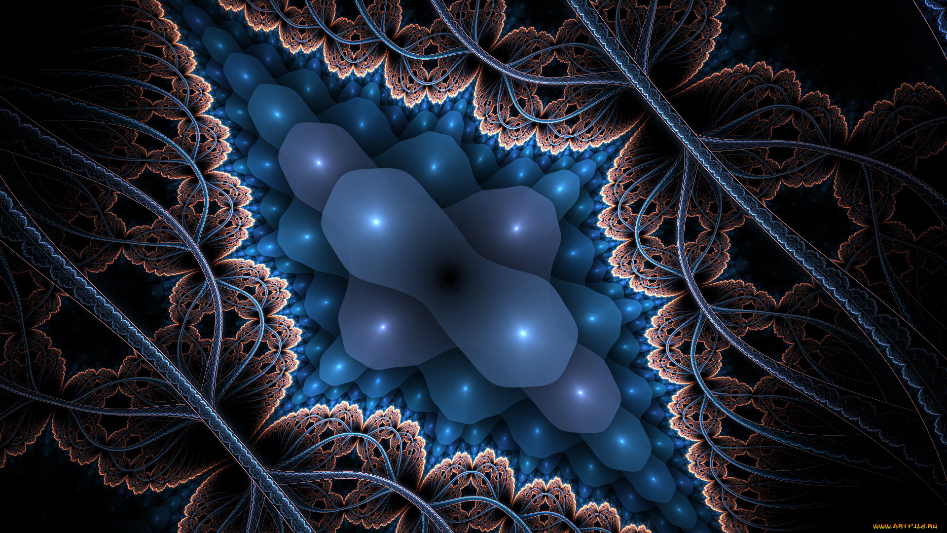 3д, графика, фракталы, , fractal, цвета, фон, узор