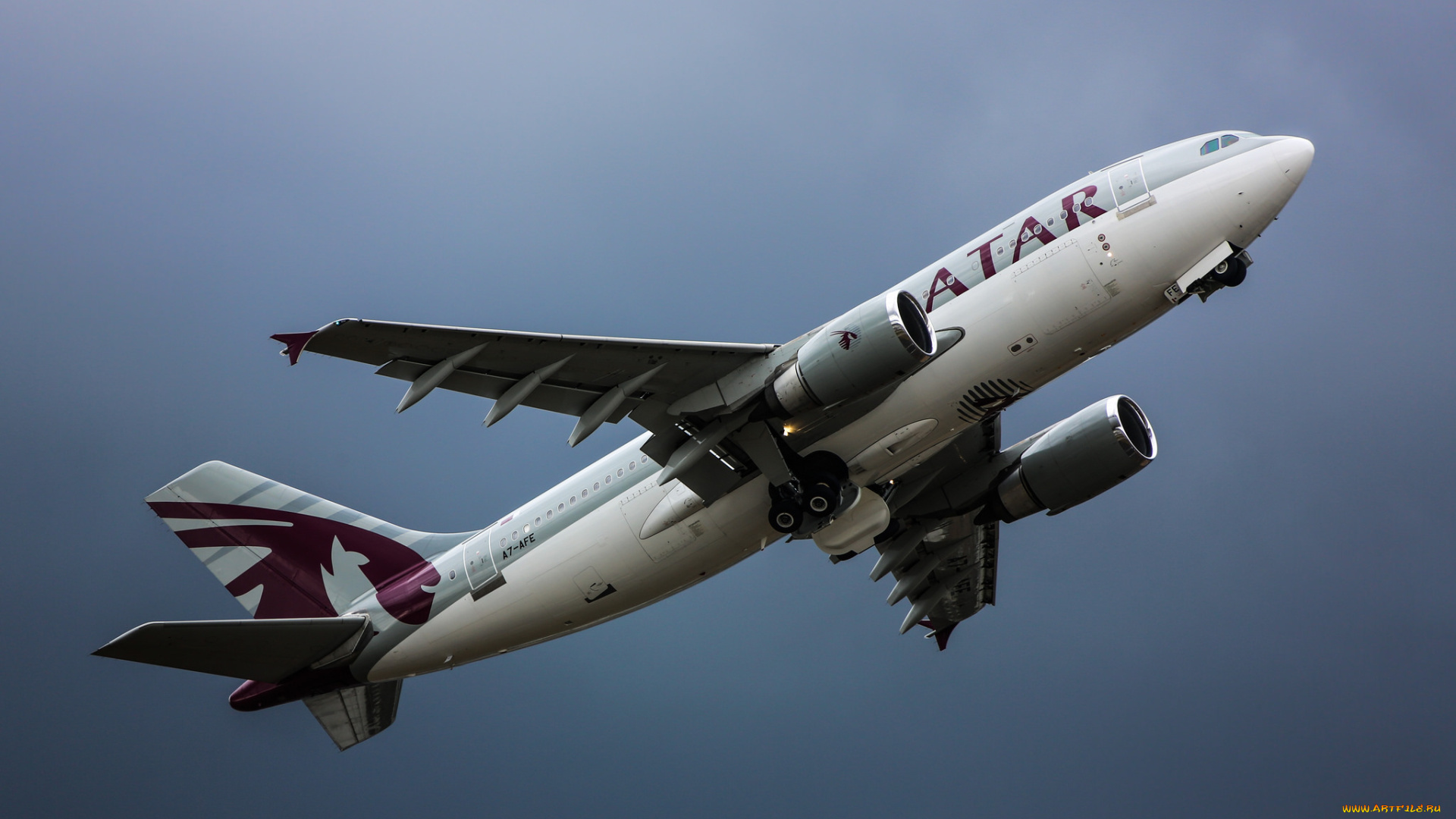 airbus, a310, авиация, пассажирские, самолёты, небо, полет, авиалайнер