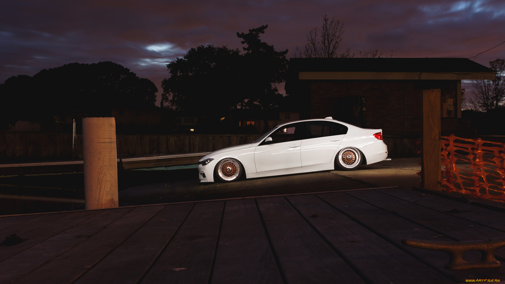 bmw, автомобили, белая, stance, 3-series