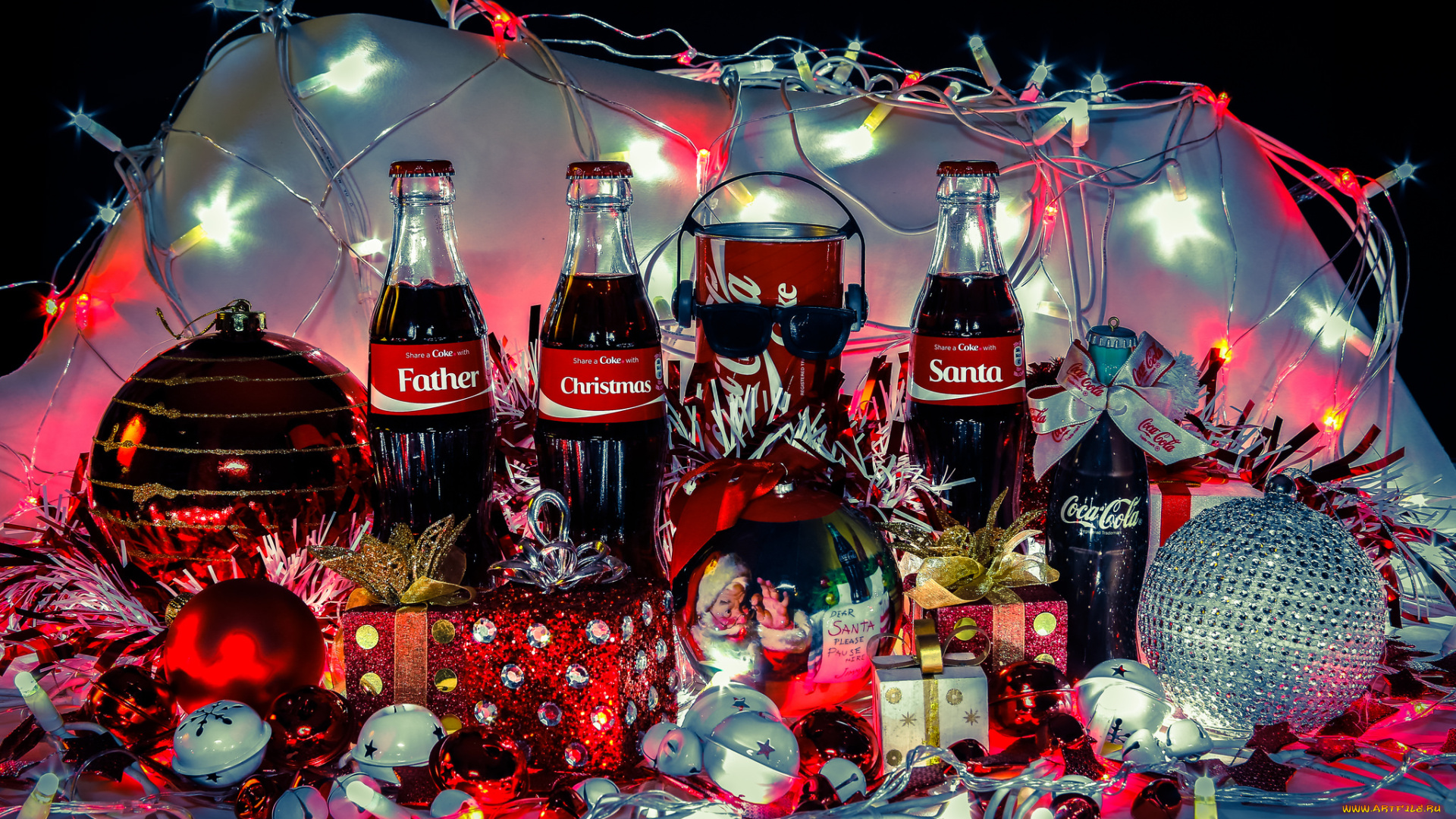 merry, christmas, праздничные, подарки, и, коробочки, подарки, игрушки, кока