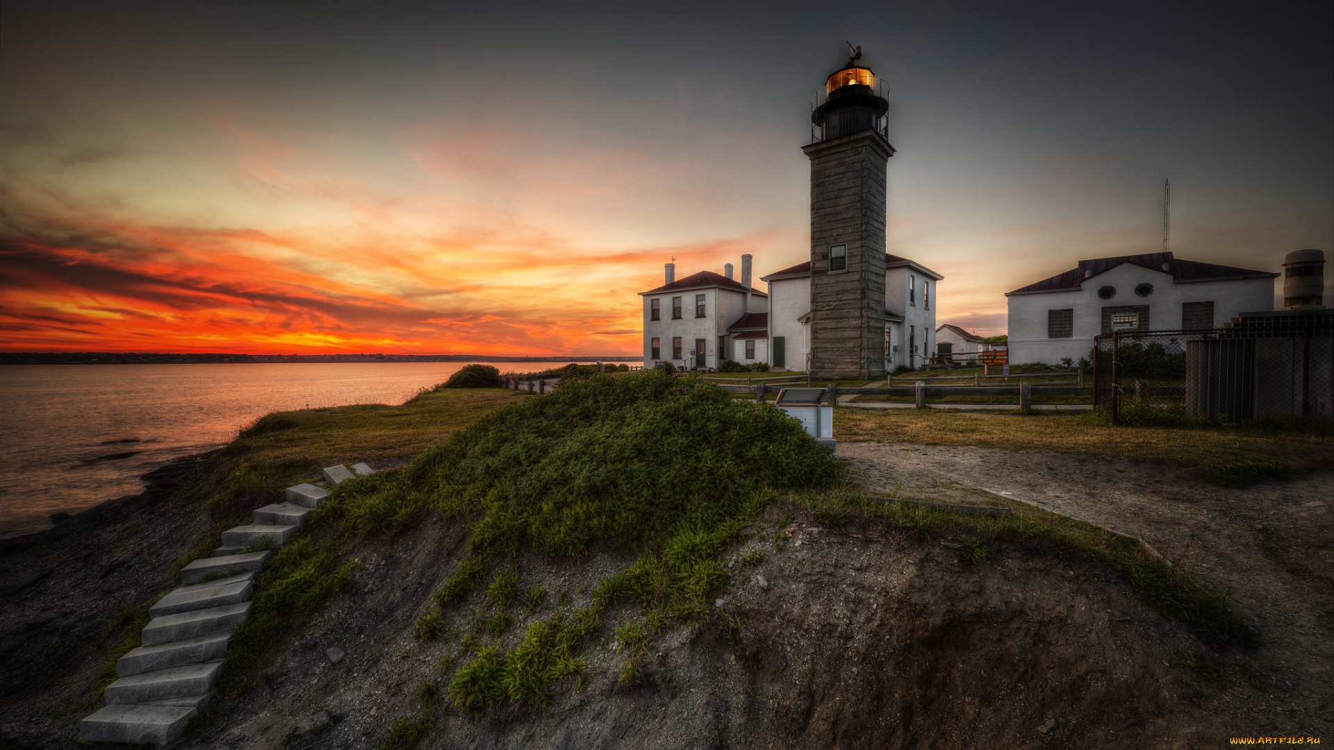 природа, маяки, побережье, маяк