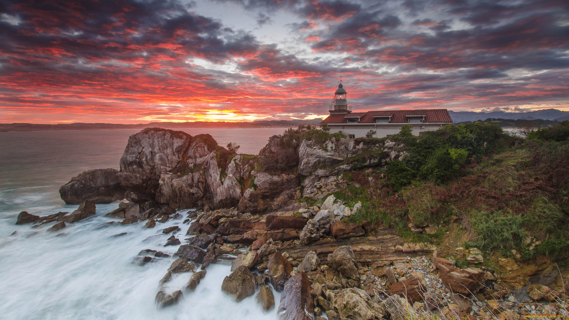 природа, маяки, побережье, маяк