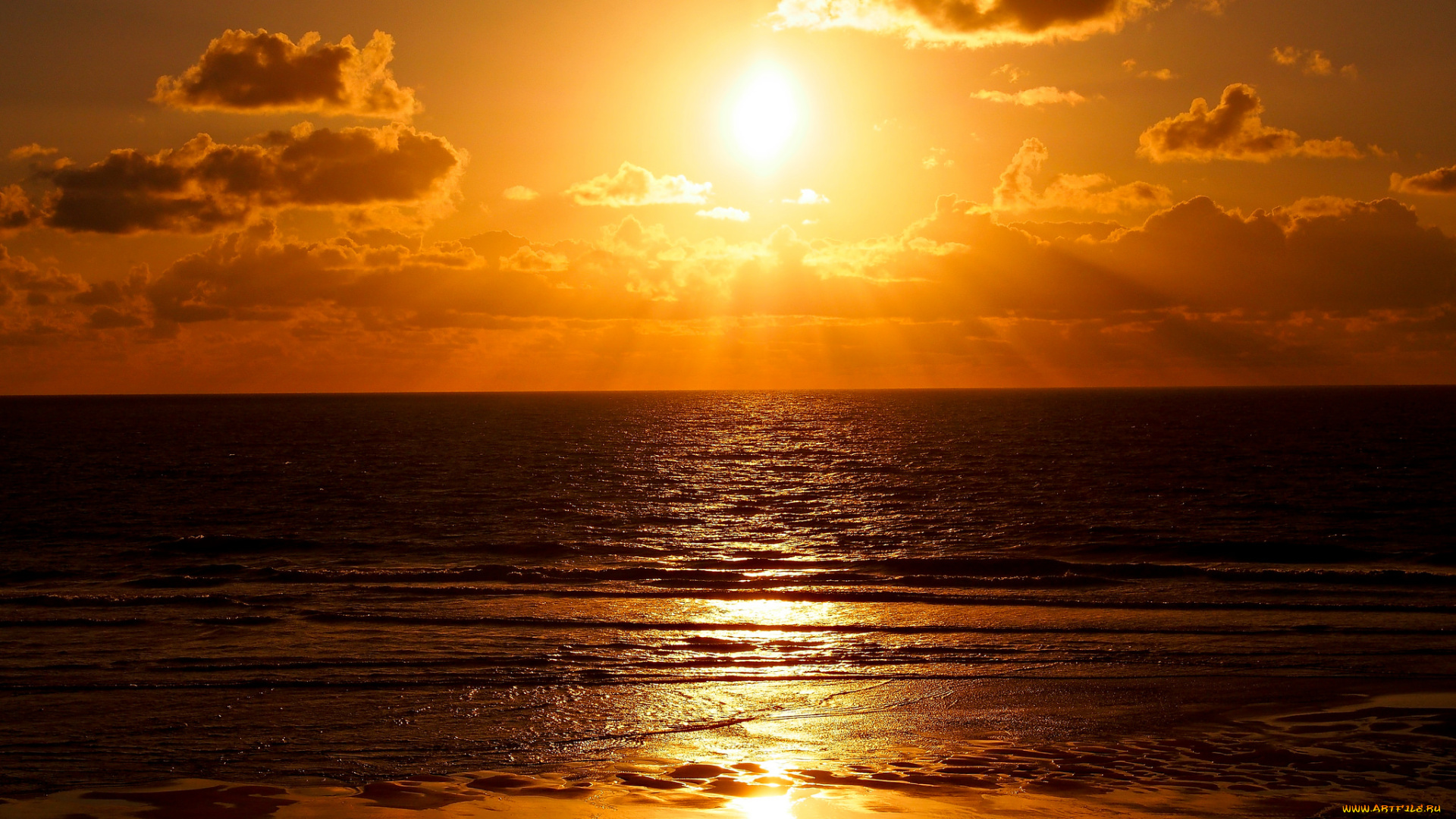 природа, восходы, закаты, море, вечер, закат, блики, отражение