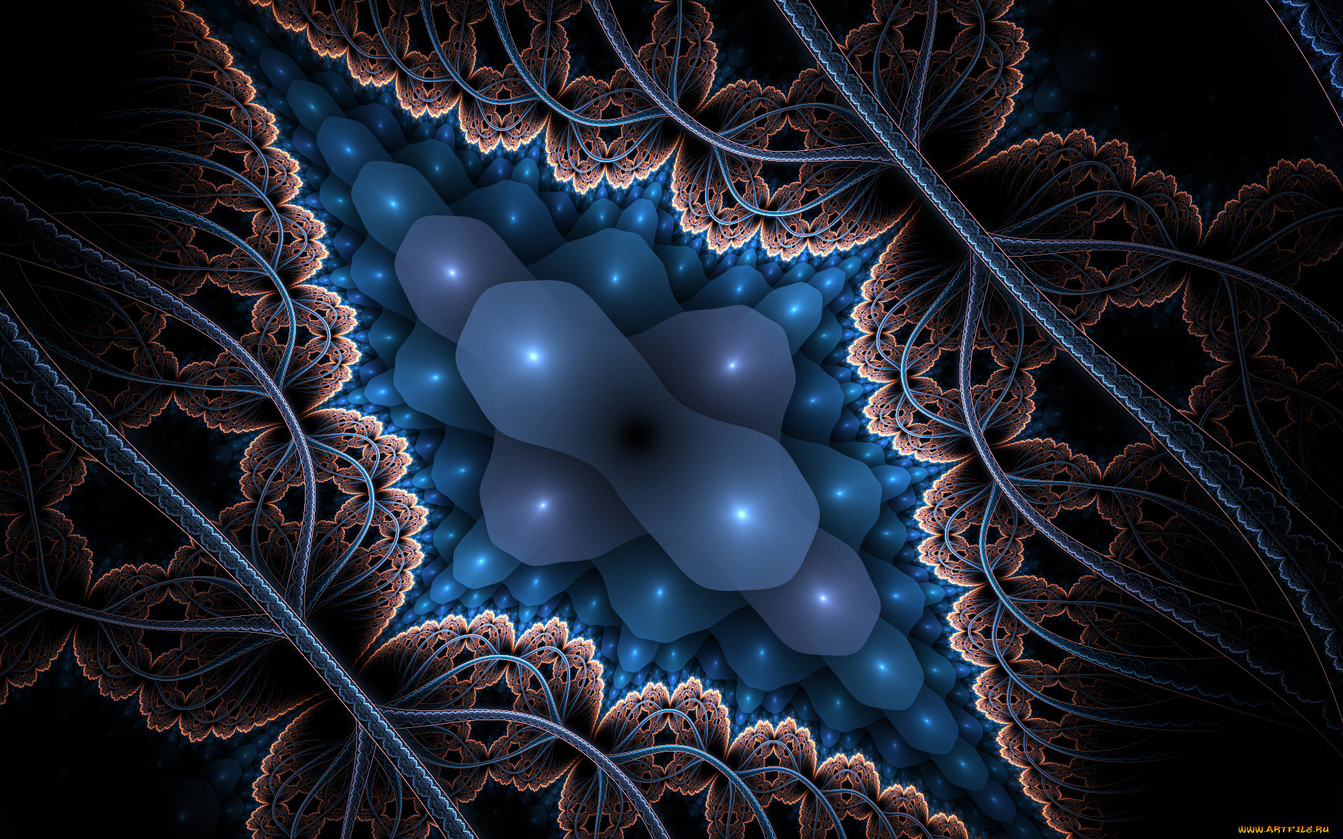 3д, графика, фракталы, , fractal, цвета, фон, узор