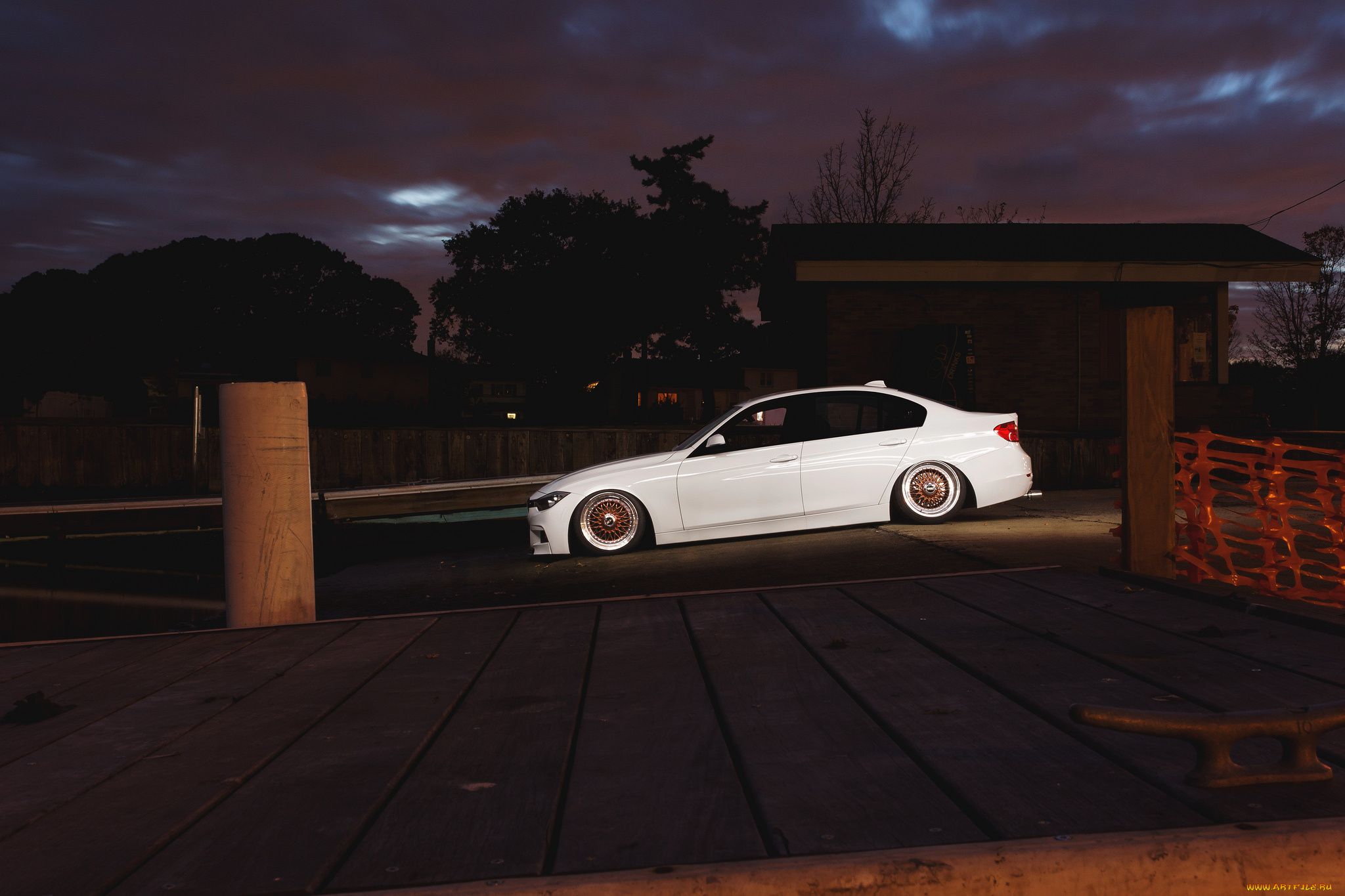 bmw, автомобили, белая, stance, 3-series