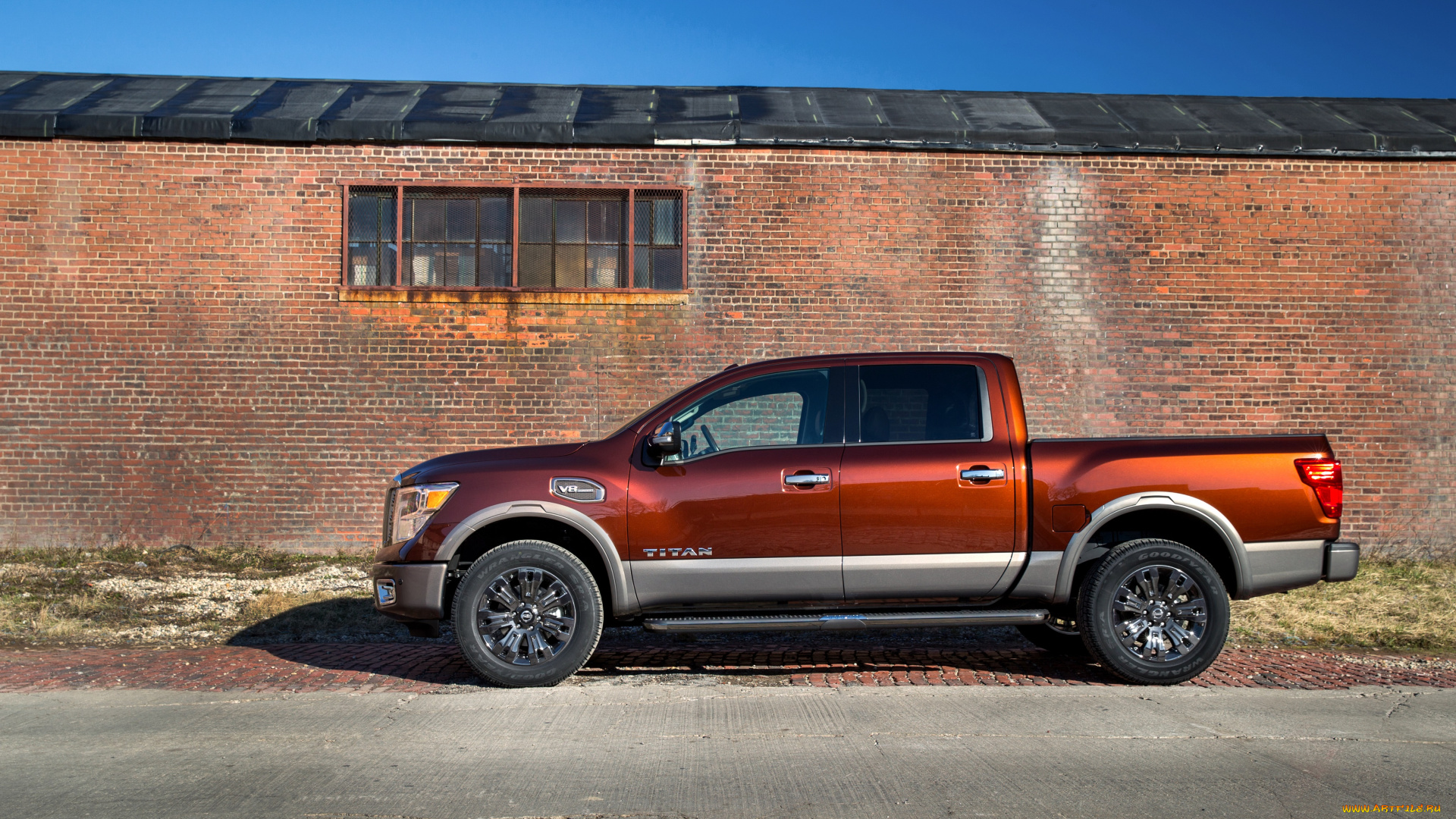 автомобили, nissan, datsun, cab, crew, reserve, platinum, titan, 2017г