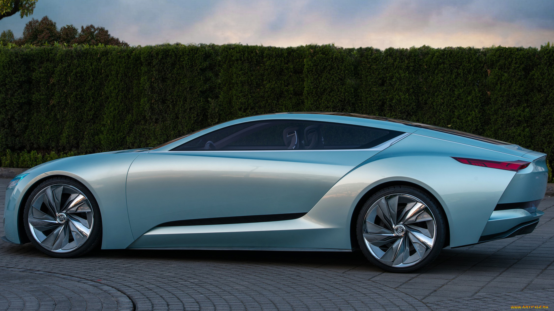 buick, riviera, concept, 2013, автомобили, buick, riviera, concept, 2013, car, небесно, голубой