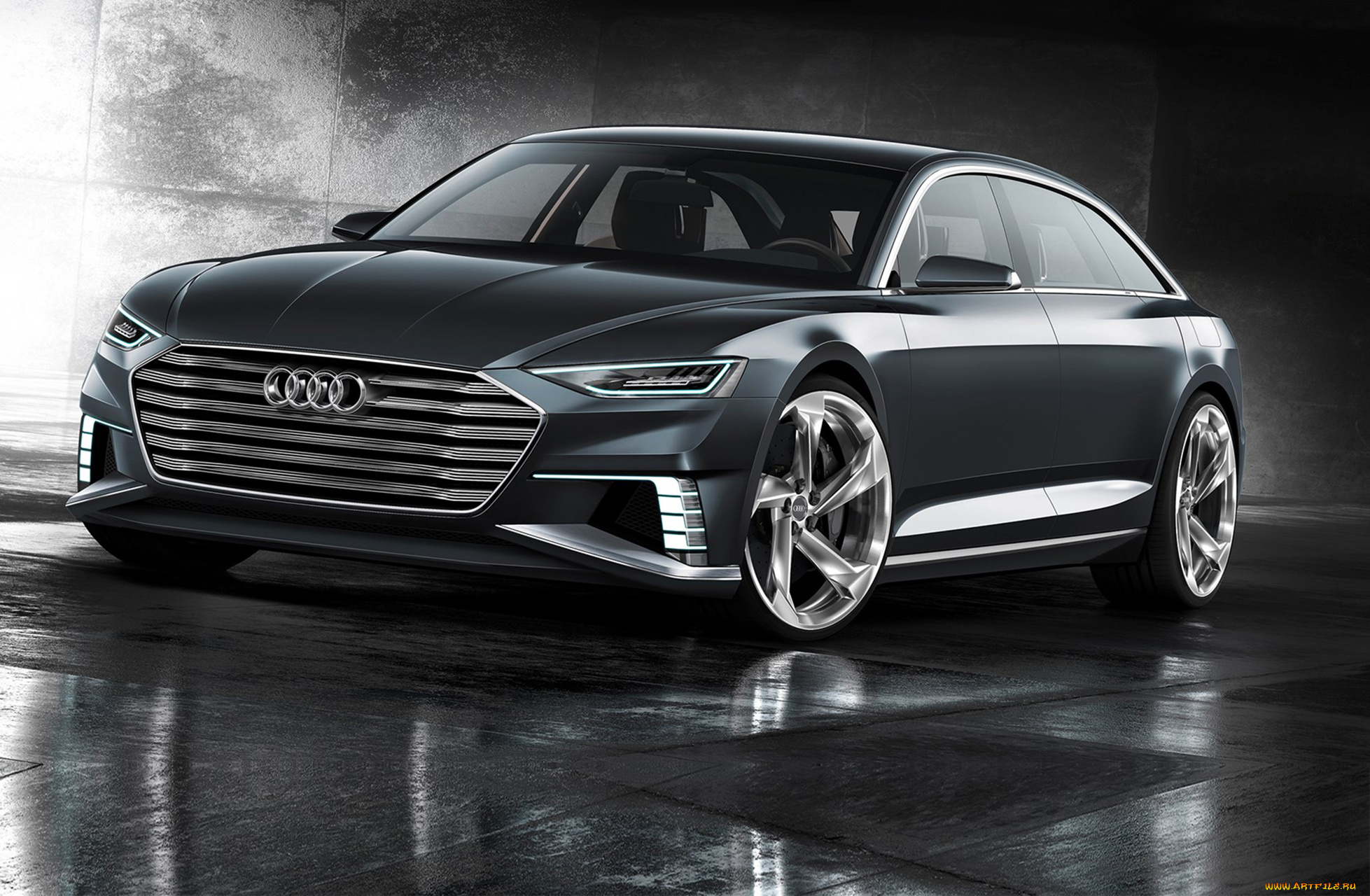 audi, a9, prologue, concept, 2016, автомобили, audi, металик, concept, prologue, avant, a9, серебристый, 2015