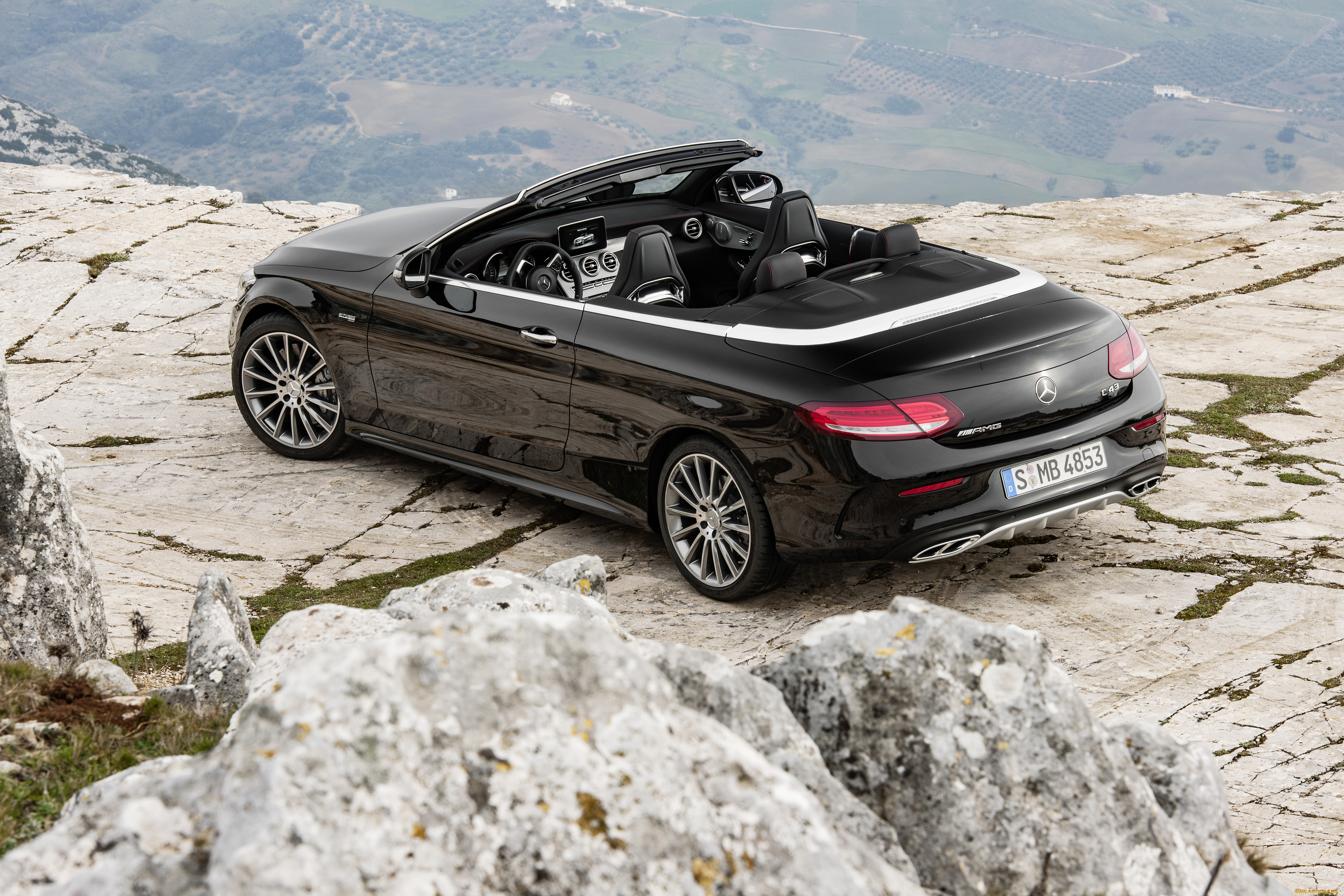 автомобили, mercedes-benz, cabriolet, c, 43, 4matic, 2016г, a205, mercedes-amg