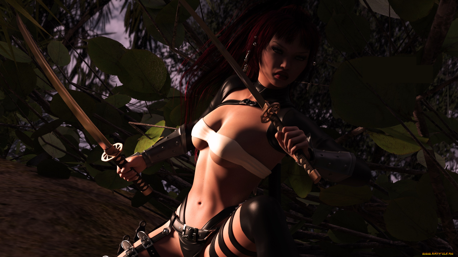 3д, графика, фантазия, , fantasy, взгляд, фон, девушка