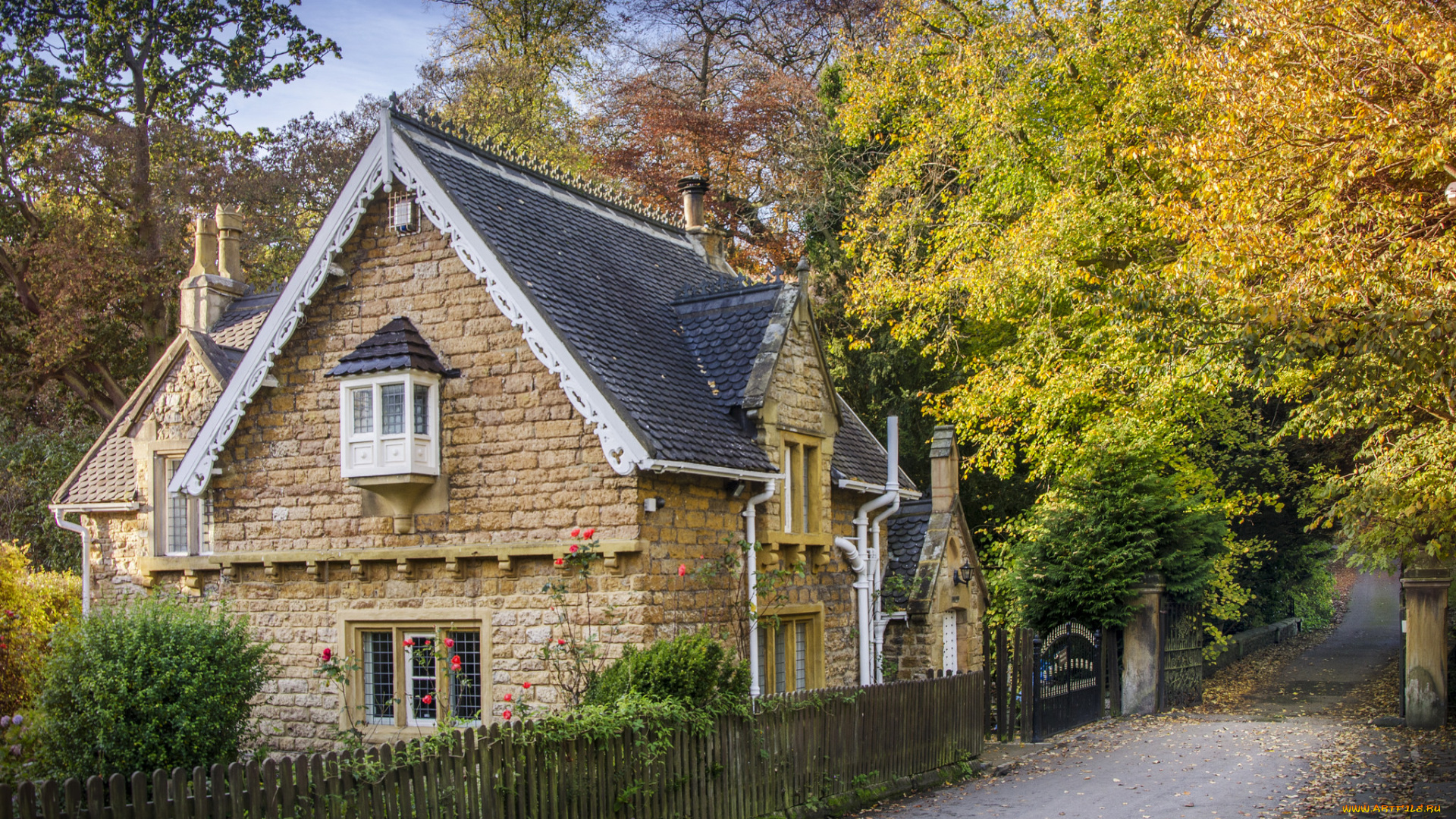 города, -, здания, , дома, загородный, дом