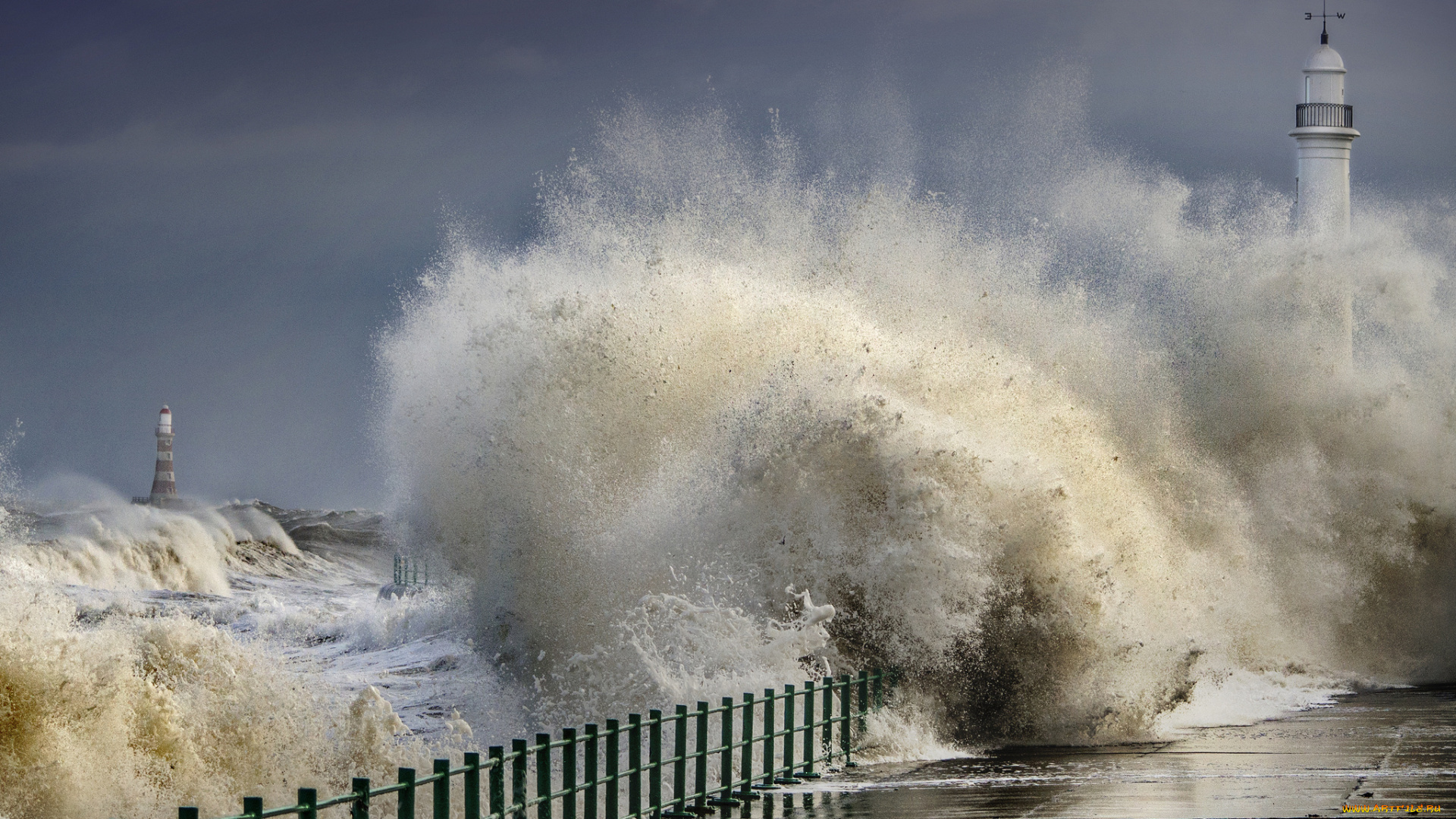 природа, стихия, шторм