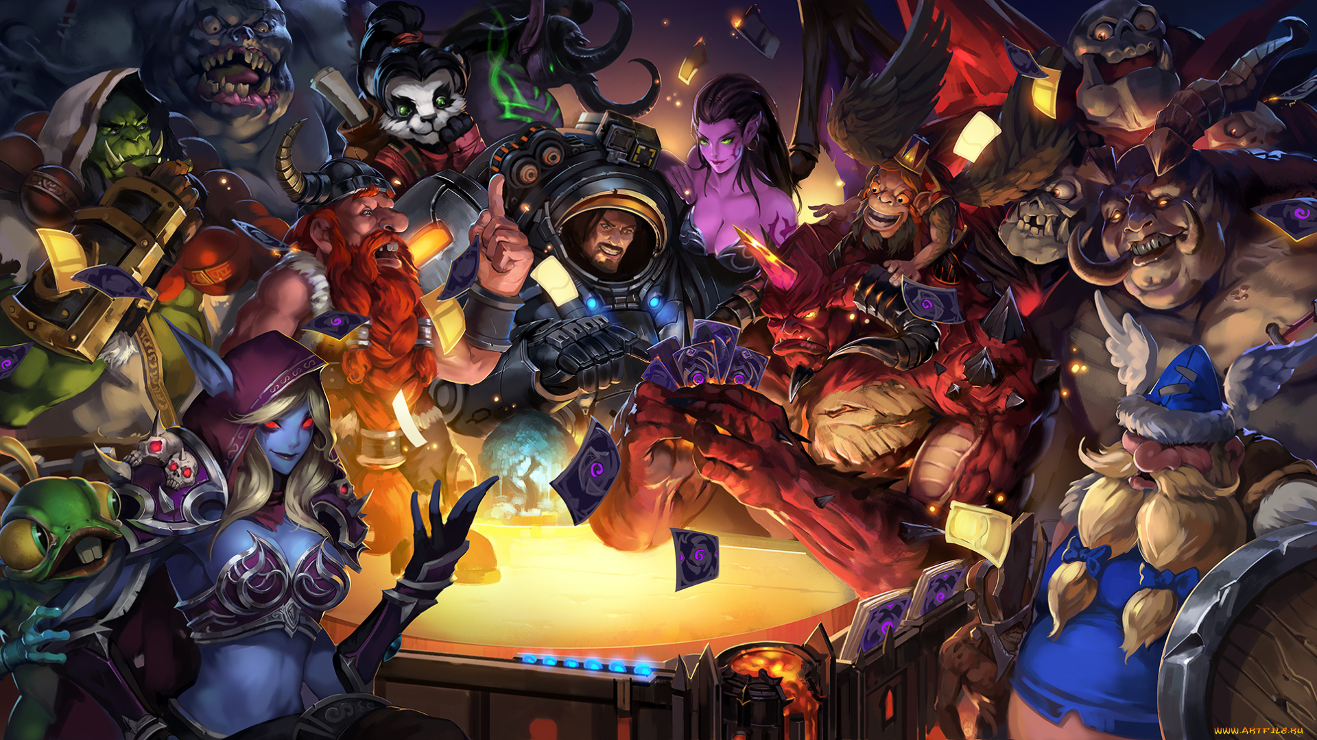 рисованное, комиксы, девушки, мужчины, фон, взгляд, униформа