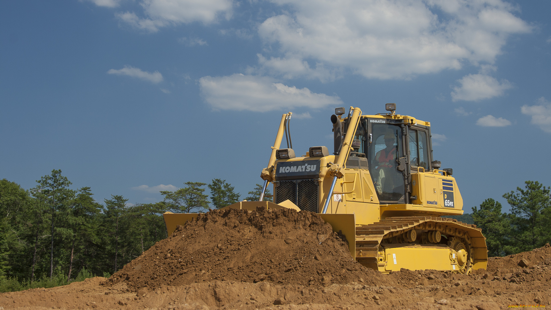 техника, бульдозеры, komatsu