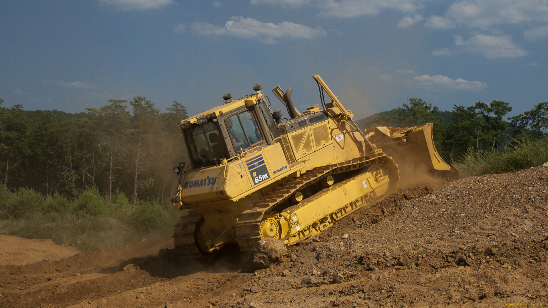 техника, бульдозеры, komatsu