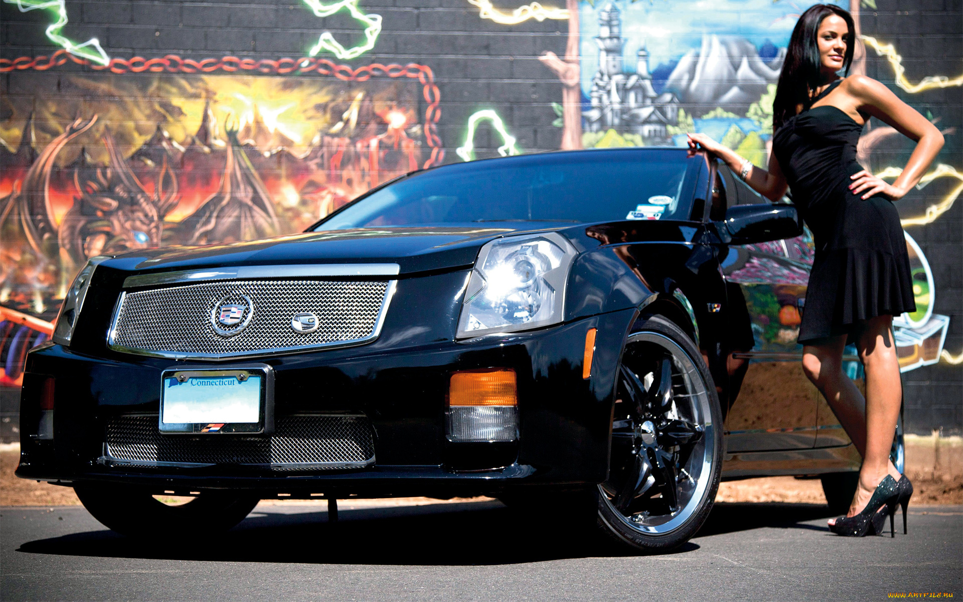 автомобили, -авто, с, девушками, cadillac