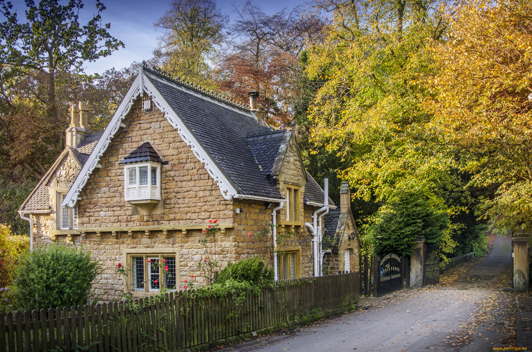 города, -, здания, , дома, загородный, дом