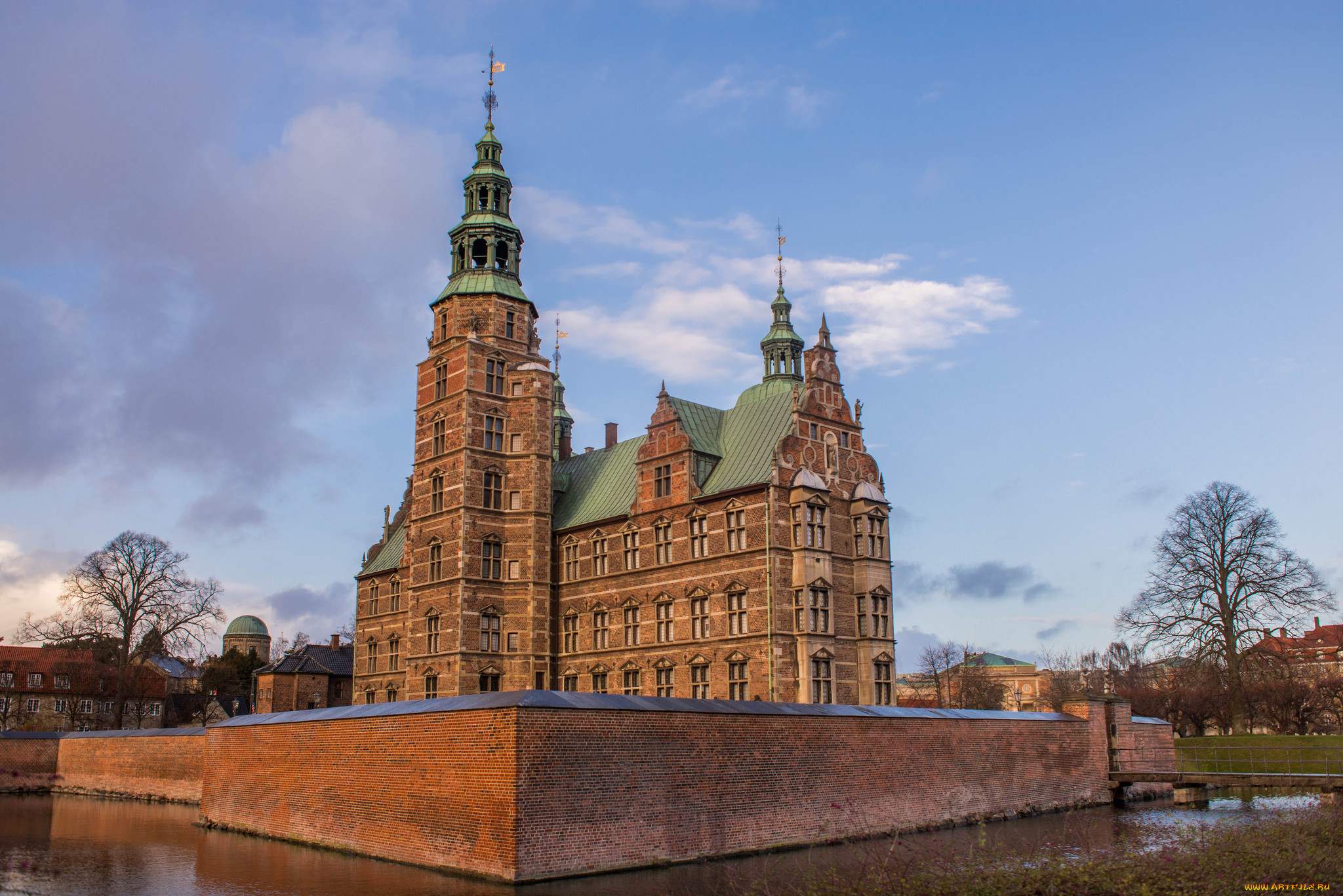 rosenborg, castle, города, замки, дании, замок