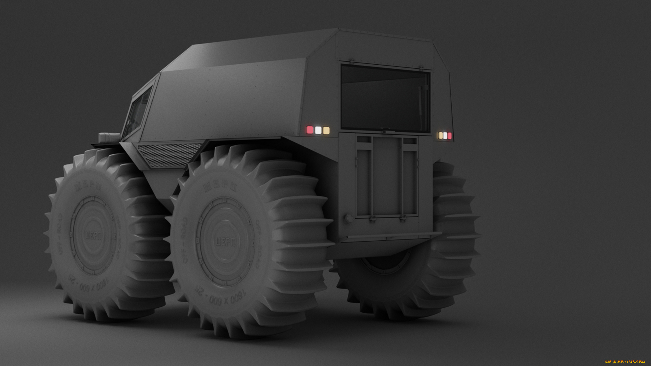 вездеход, sherp, техника, 3d, автомобиль, вездеход, sherp, спецтехника, внедорожник