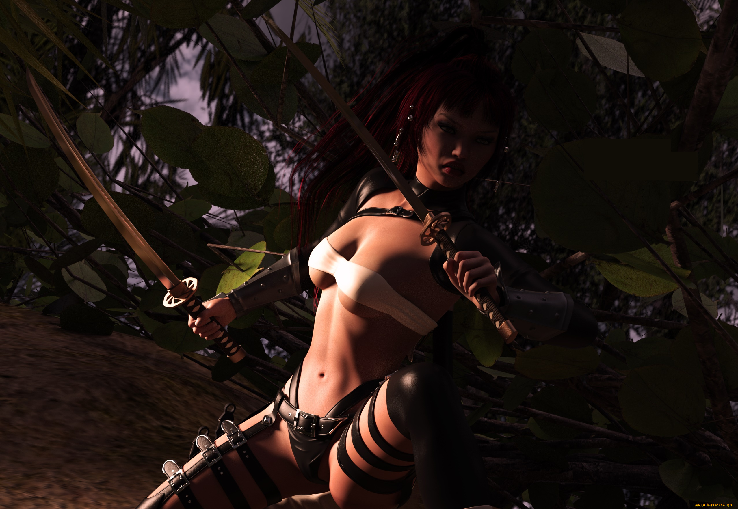 3д, графика, фантазия, , fantasy, взгляд, фон, девушка