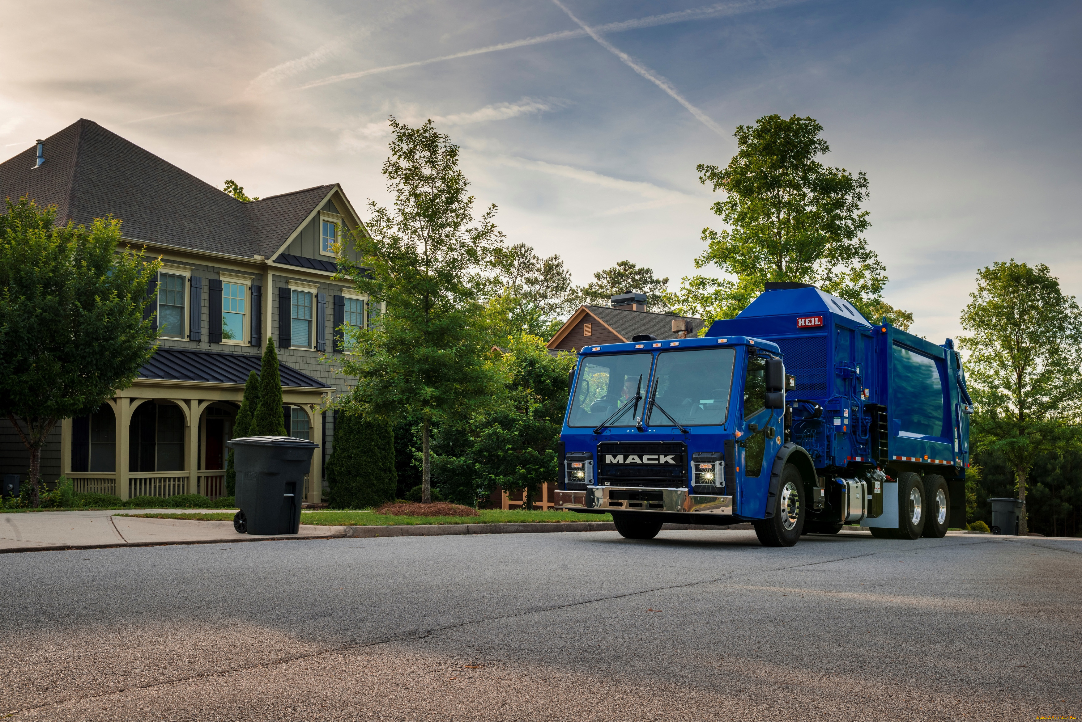 автомобили, мусоровозы, mack