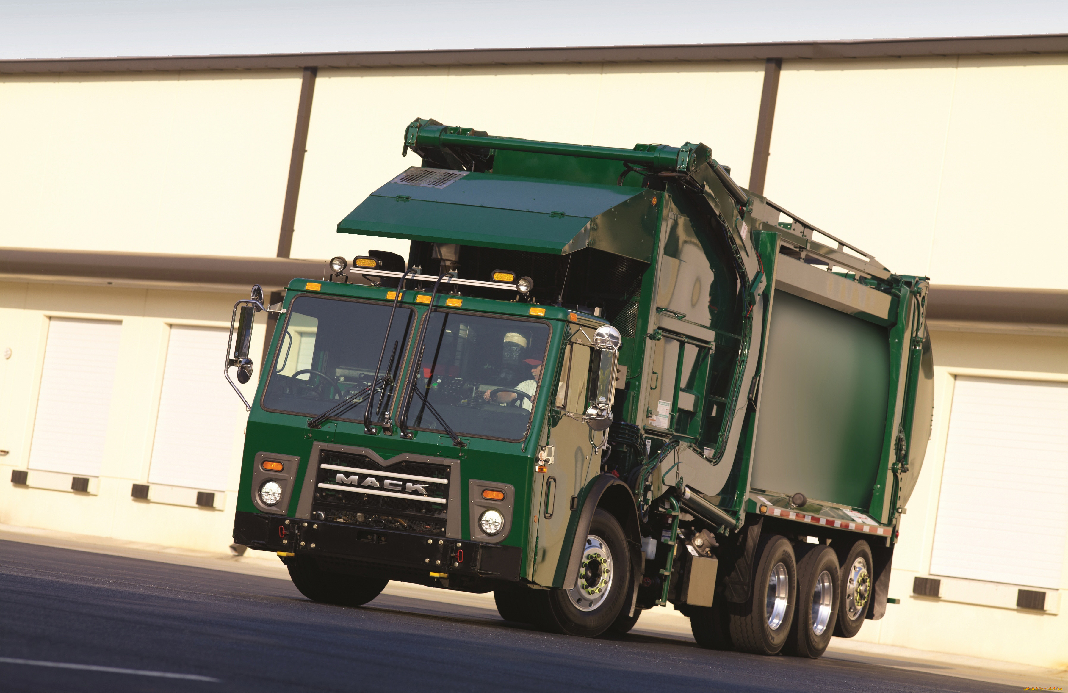 автомобили, мусоровозы, mack