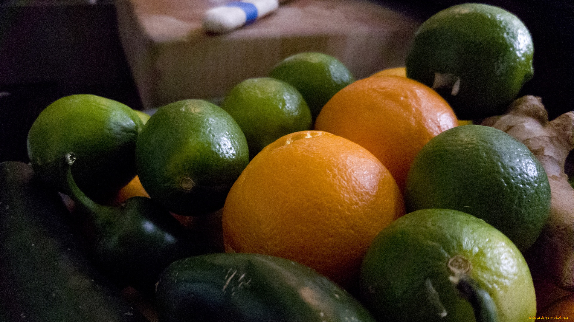 еда, цитрусы, лайм, апельсин