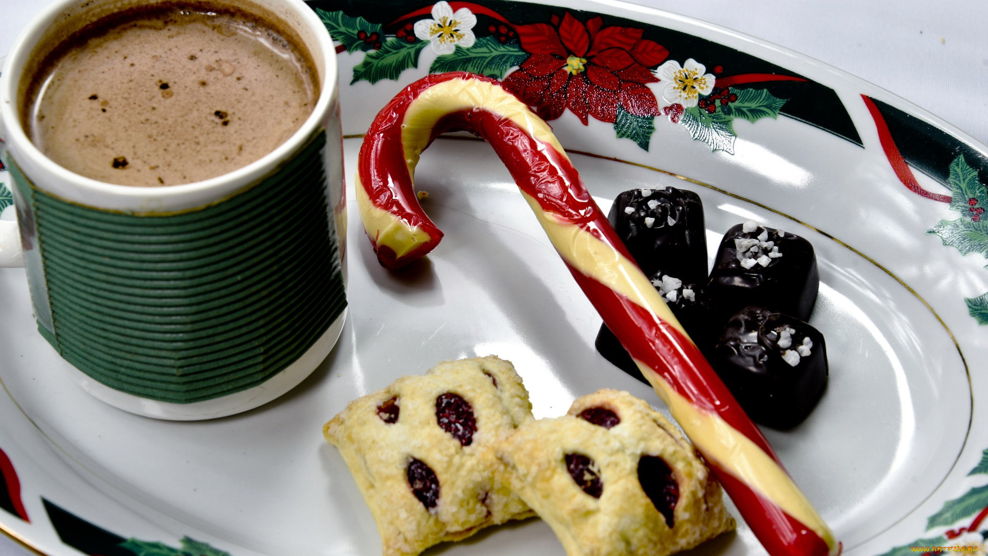 еда, разное, какао, булочки, леденец, конфеты