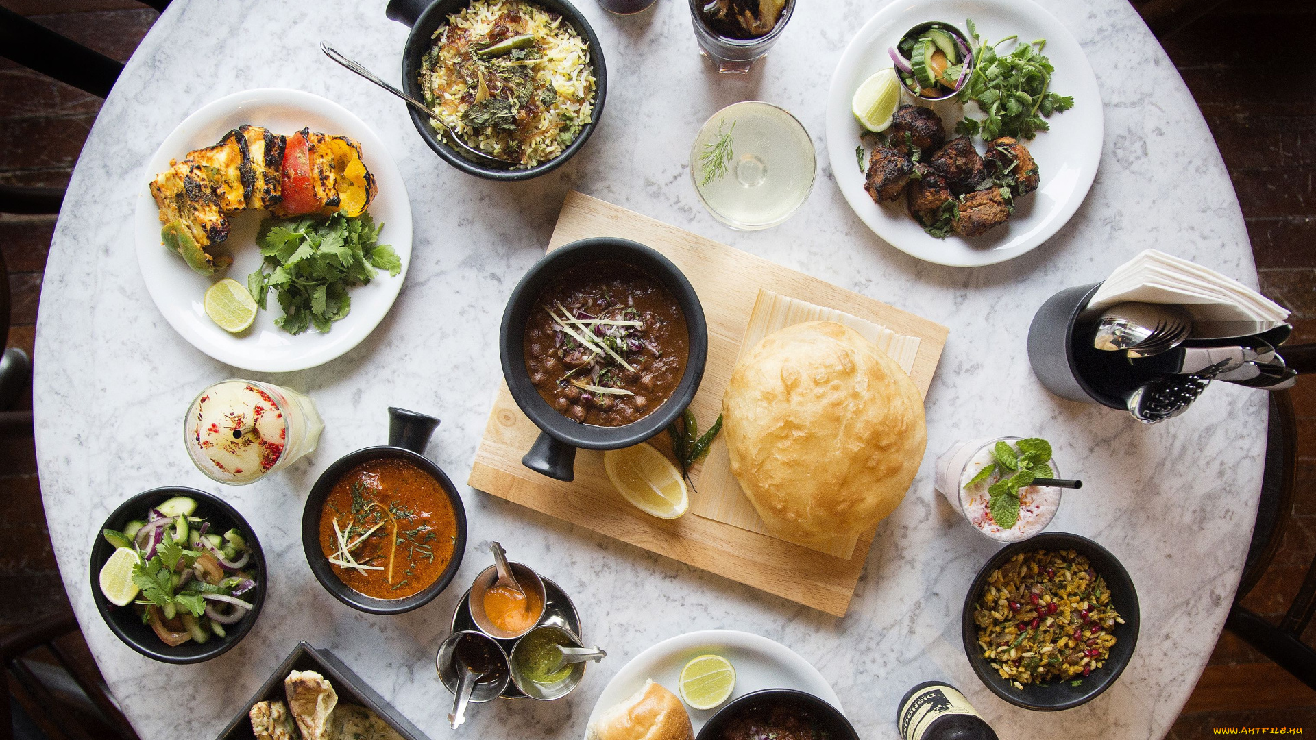 еда, салаты, , закуски, индийская, кухня, закуски, соусы