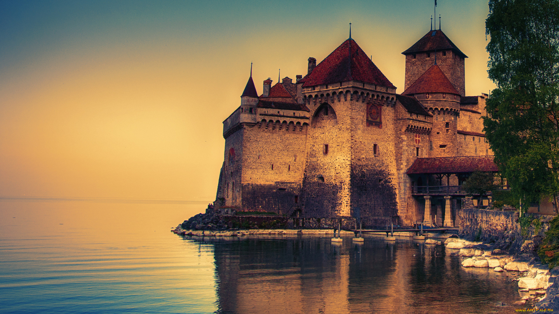 шильонский, замок, , швейцария, города, шильонский, замок, , швейцария, switzerland, chillon, castle, женевское, озеро, замок, lake, geneva