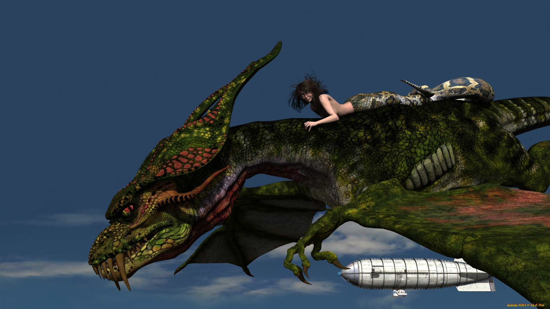 3д, графика, фантазия, , fantasy, девушка, взгляд, фон