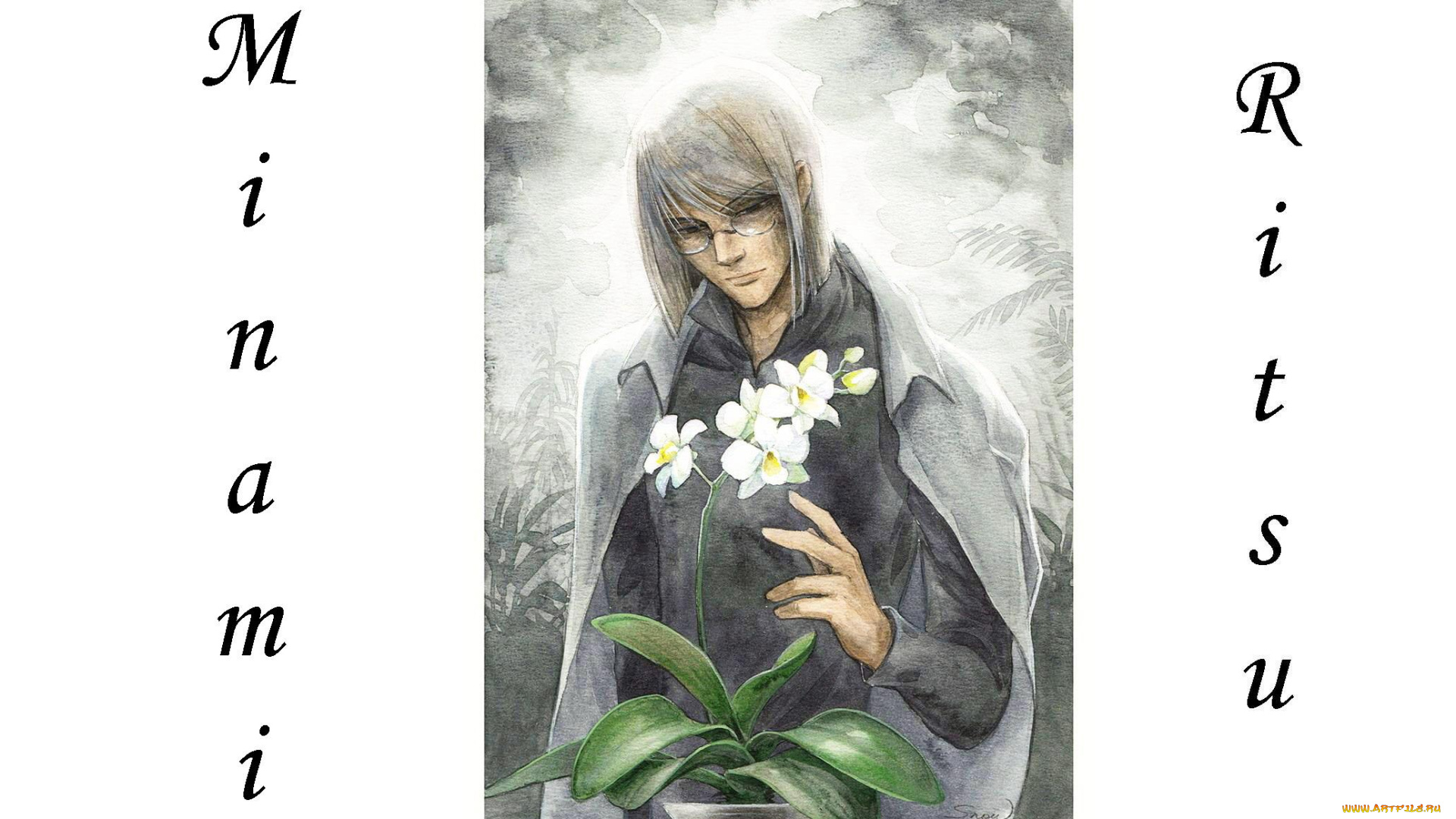 аниме, loveless, сенсей, минами, ритсу, орхидея