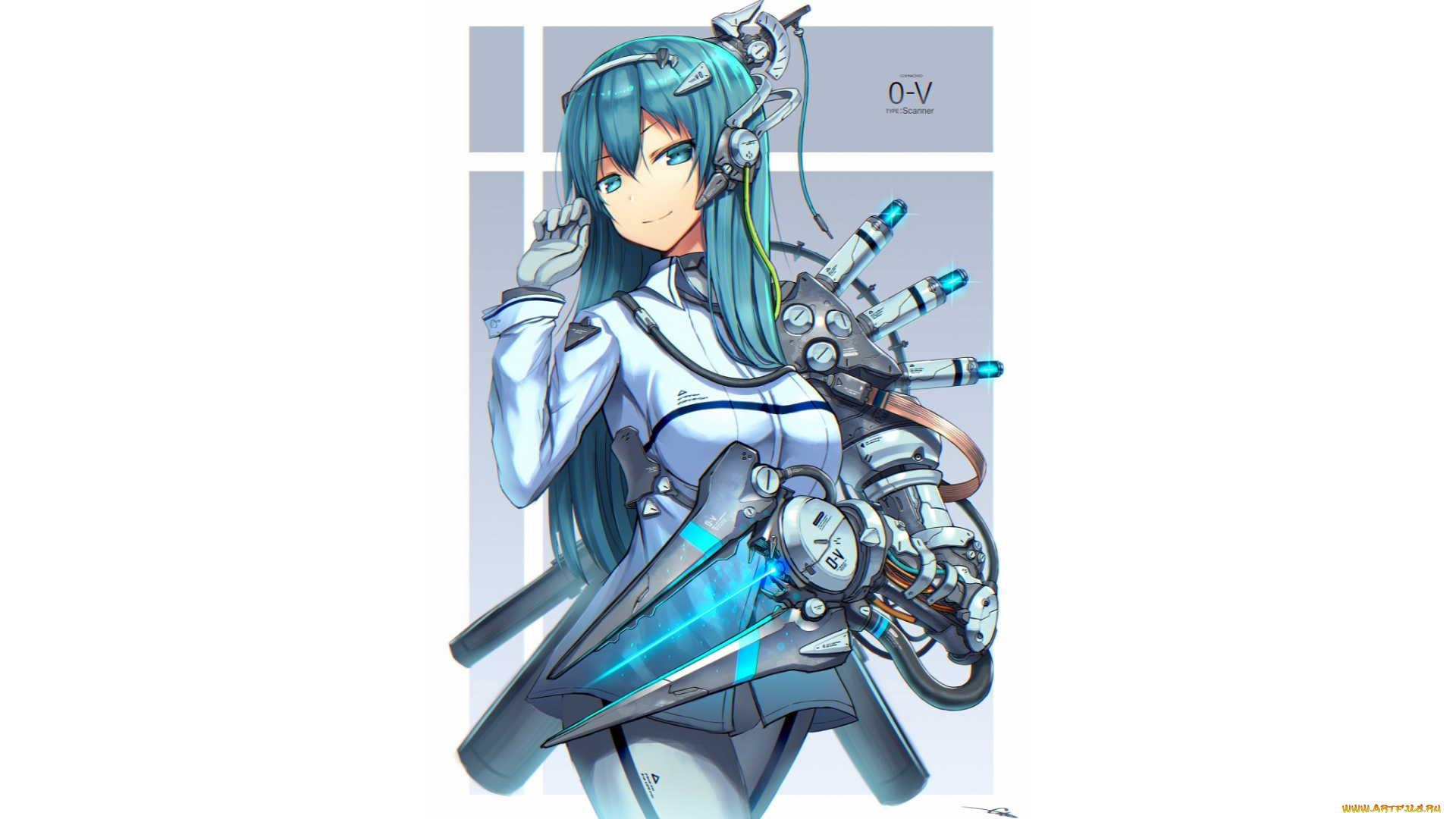 аниме, оружие, , техника, , технологии, девушка