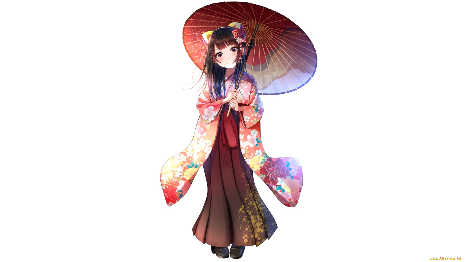 аниме, unknown, , другое, , взгляд, фон, девушка