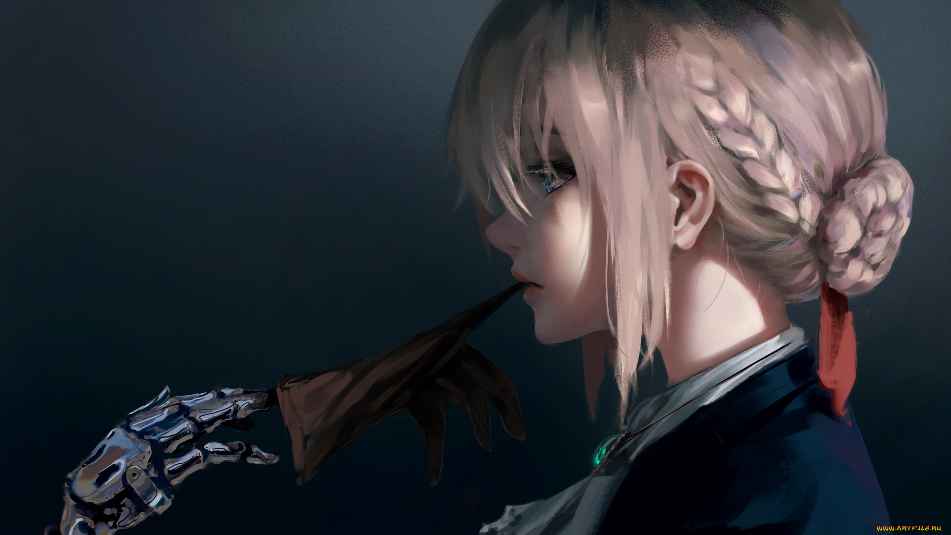 аниме, violet, evergarden, девушка