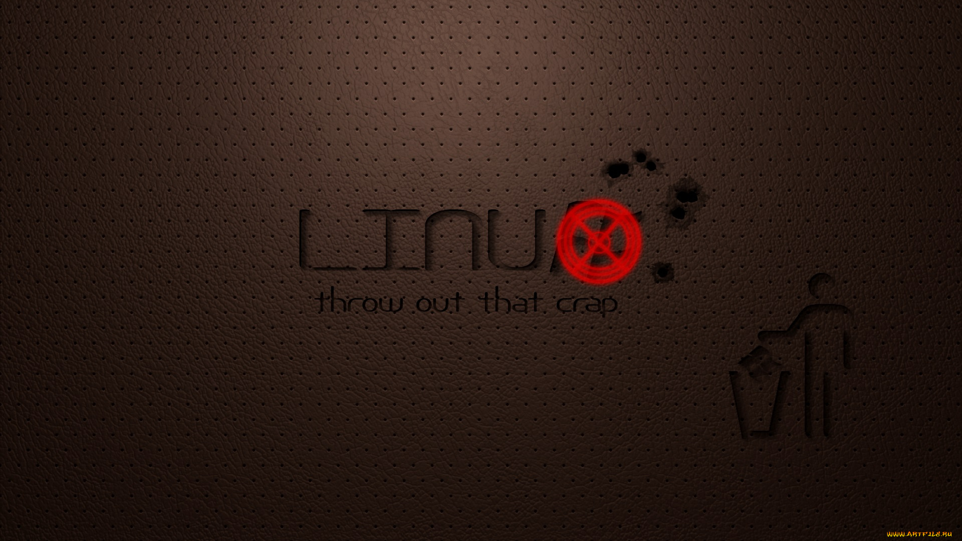 компьютеры, linux, фон, логотип