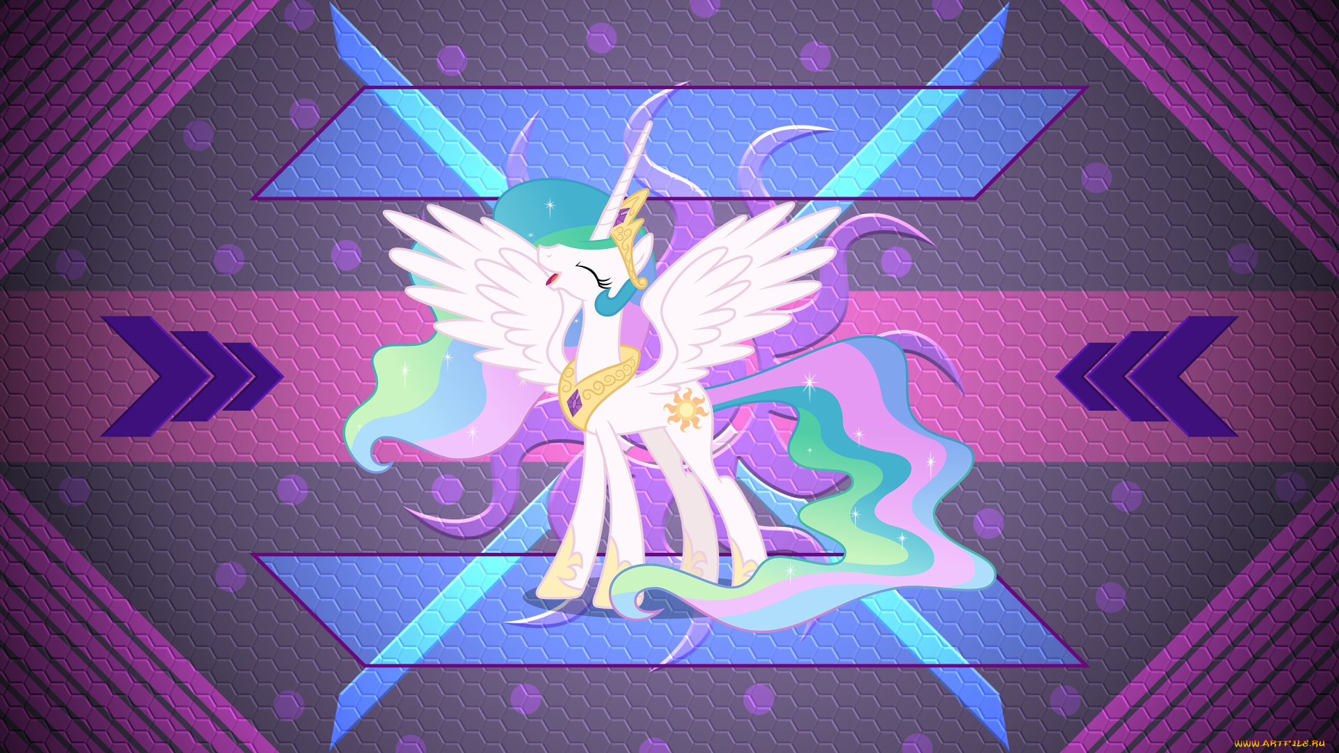 мультфильмы, my, little, pony, пони, фон