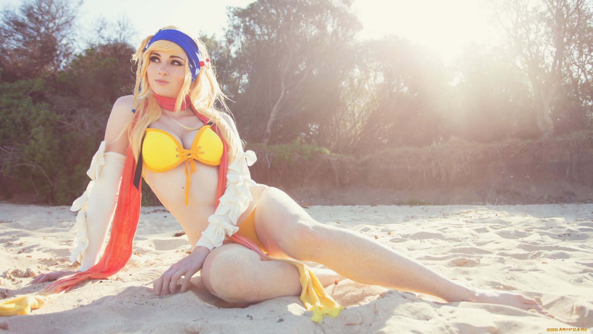 разное, cosplay, , косплей, купальник, взгляд, фон, девушка