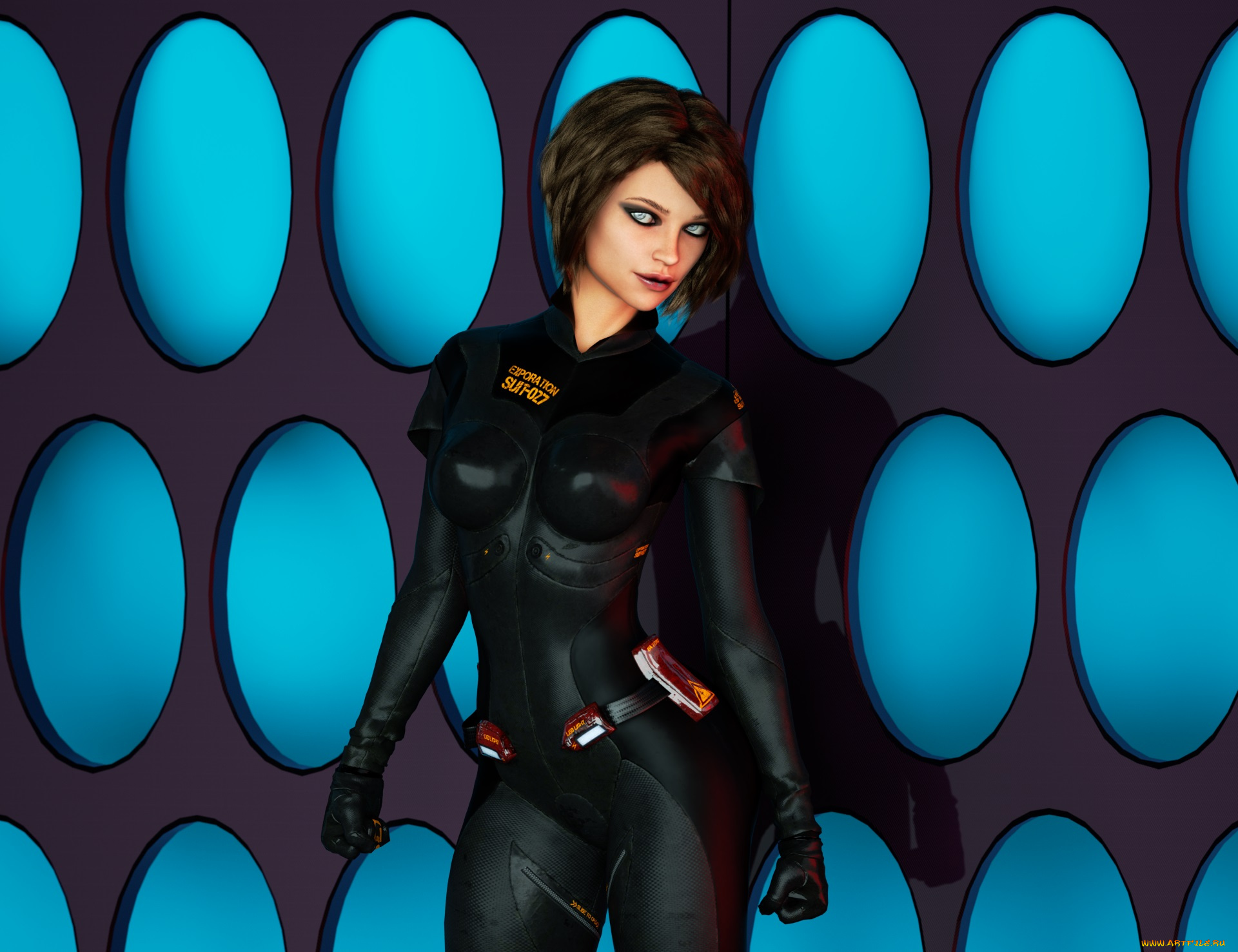 3д, графика, люди, , people, фон, взгляд, девушка