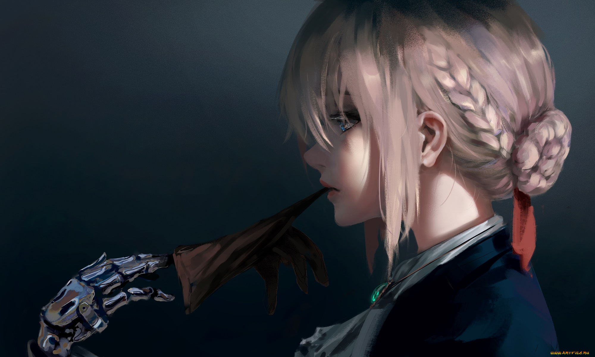аниме, violet, evergarden, девушка