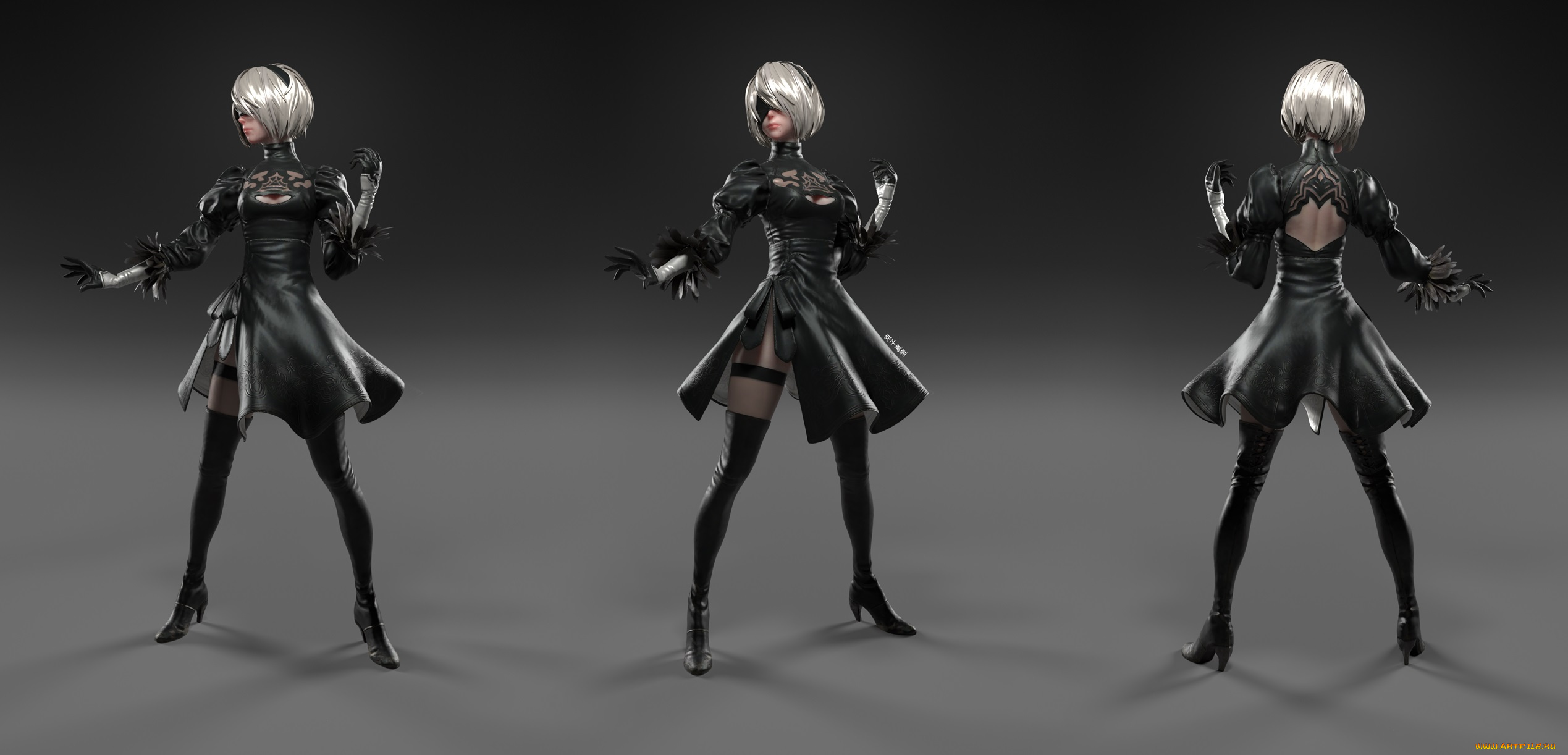 3д, графика, фантазия, , fantasy, фон, взгляд, девушка