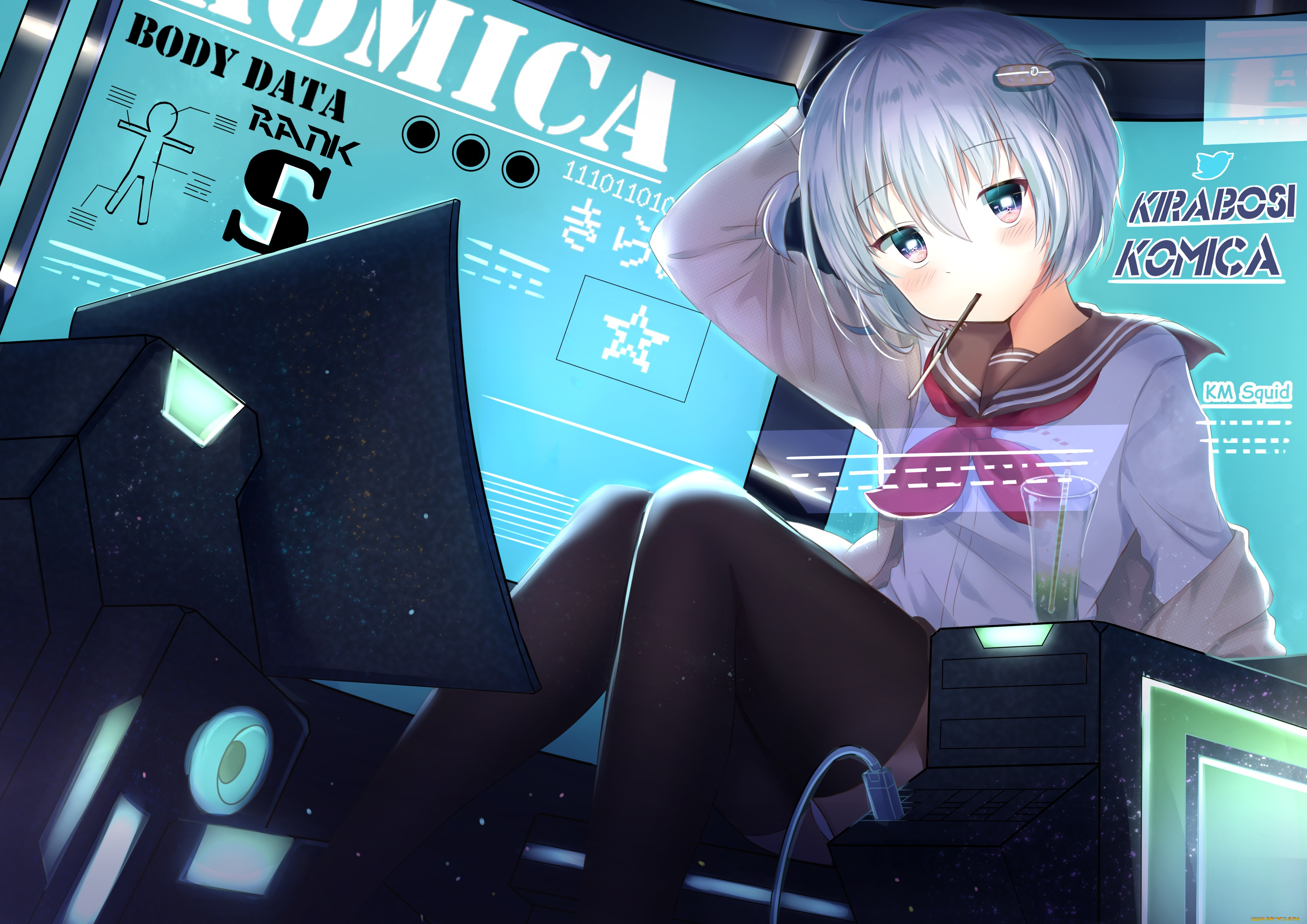 аниме, оружие, , техника, , технологии, девушка