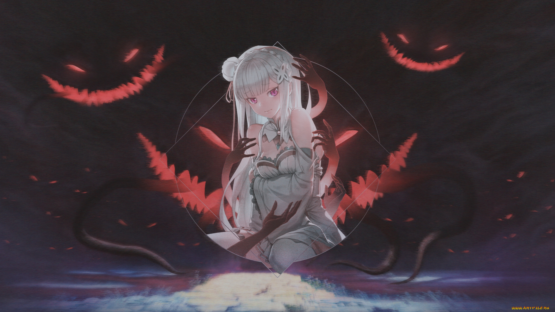 аниме, re, , zero, kara, hajimeru, isekai, seikatsu, жизнь, в, альтернативном, мире, с, нуля